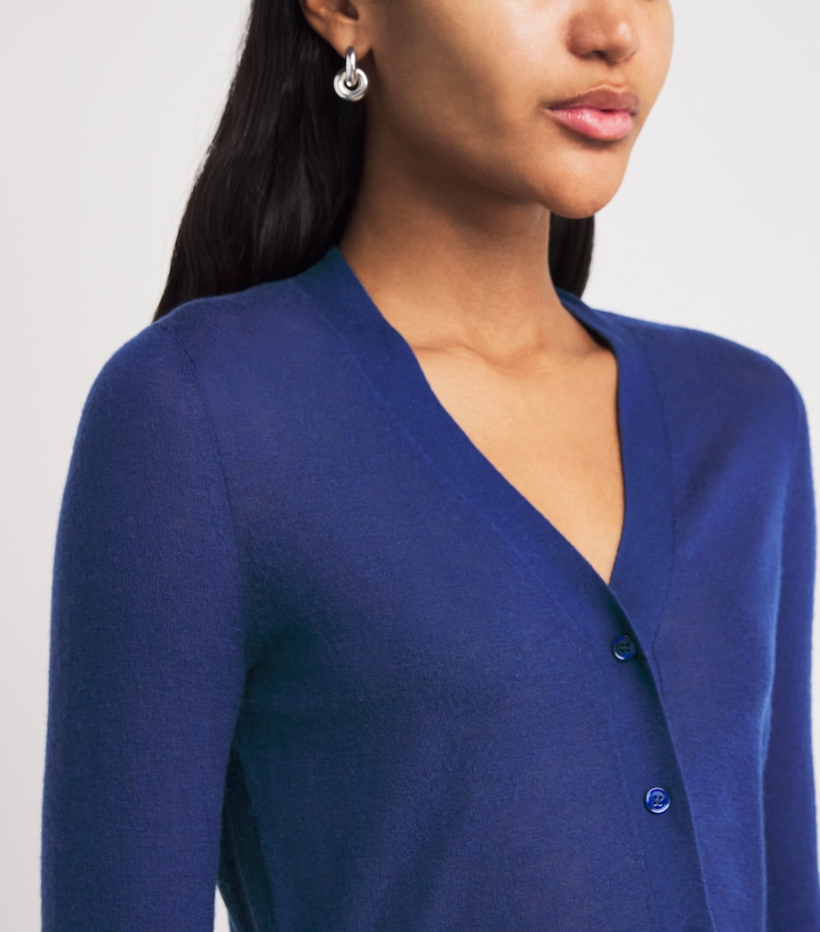 Cashmere Cashair Cardigan COBALT Image 6