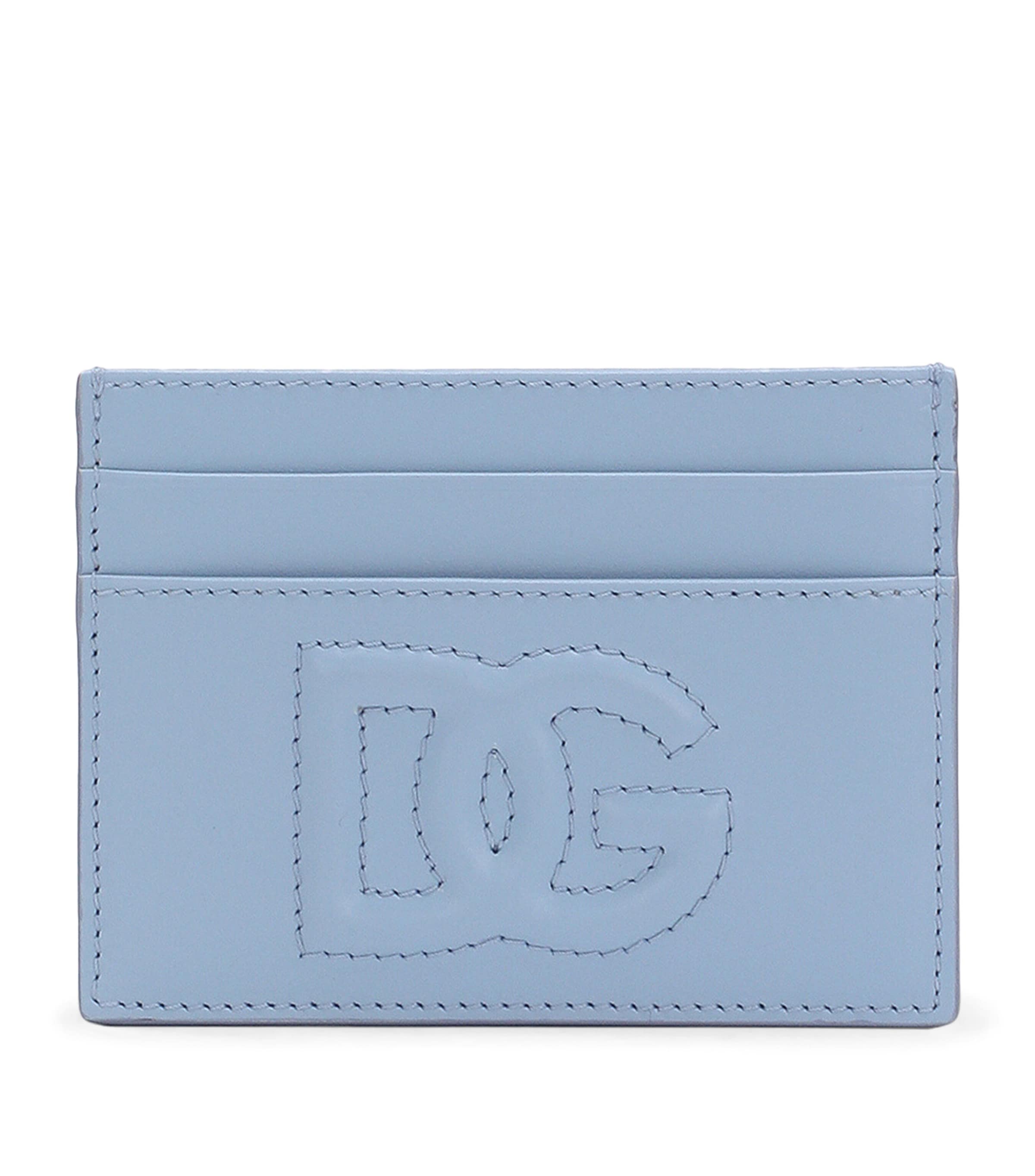 Dolce & Gabbana Calfskin Dg Logo Card Holder