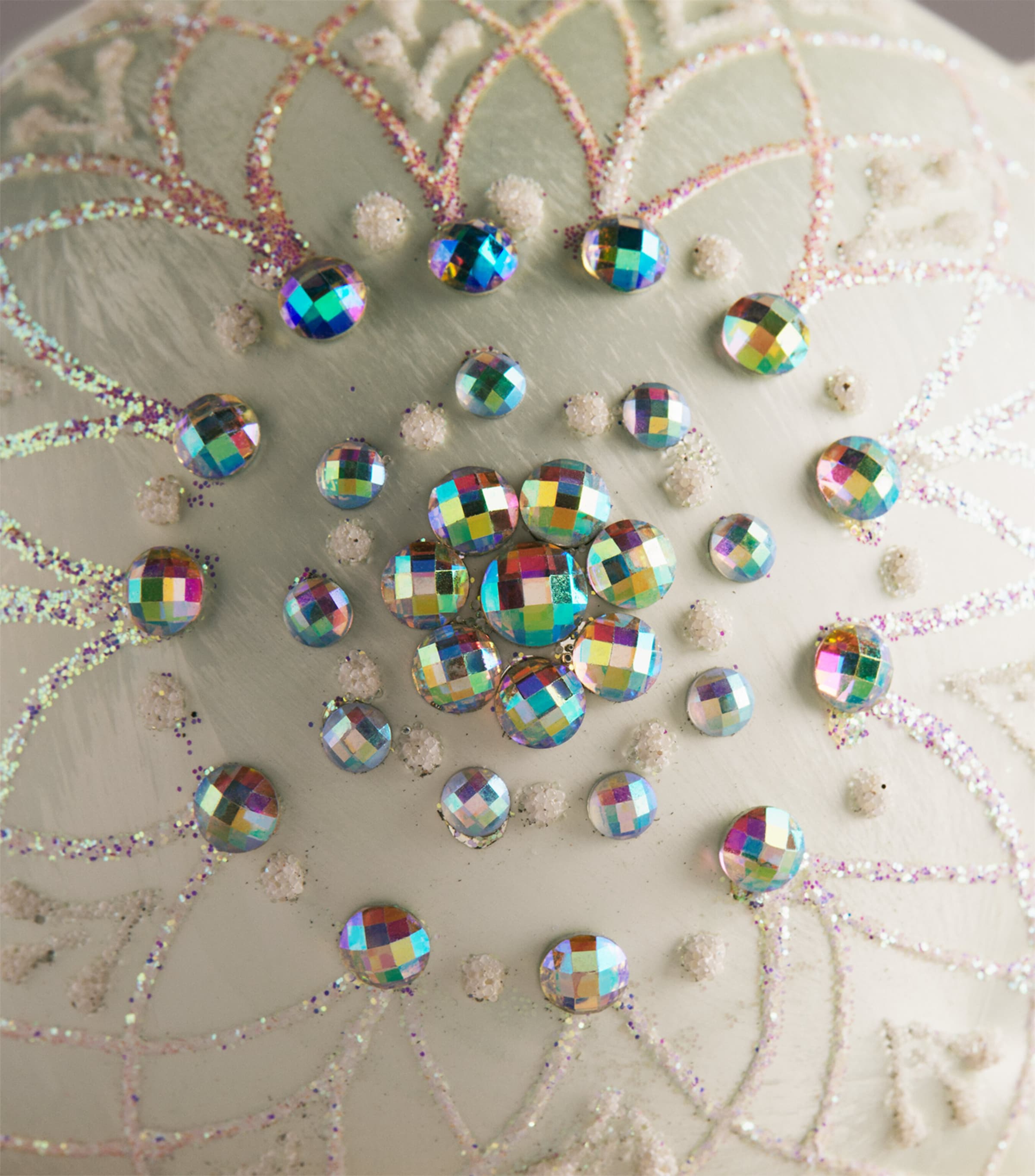 Harrods Crystal-Embellished Flower Bauble Mint Image 2
