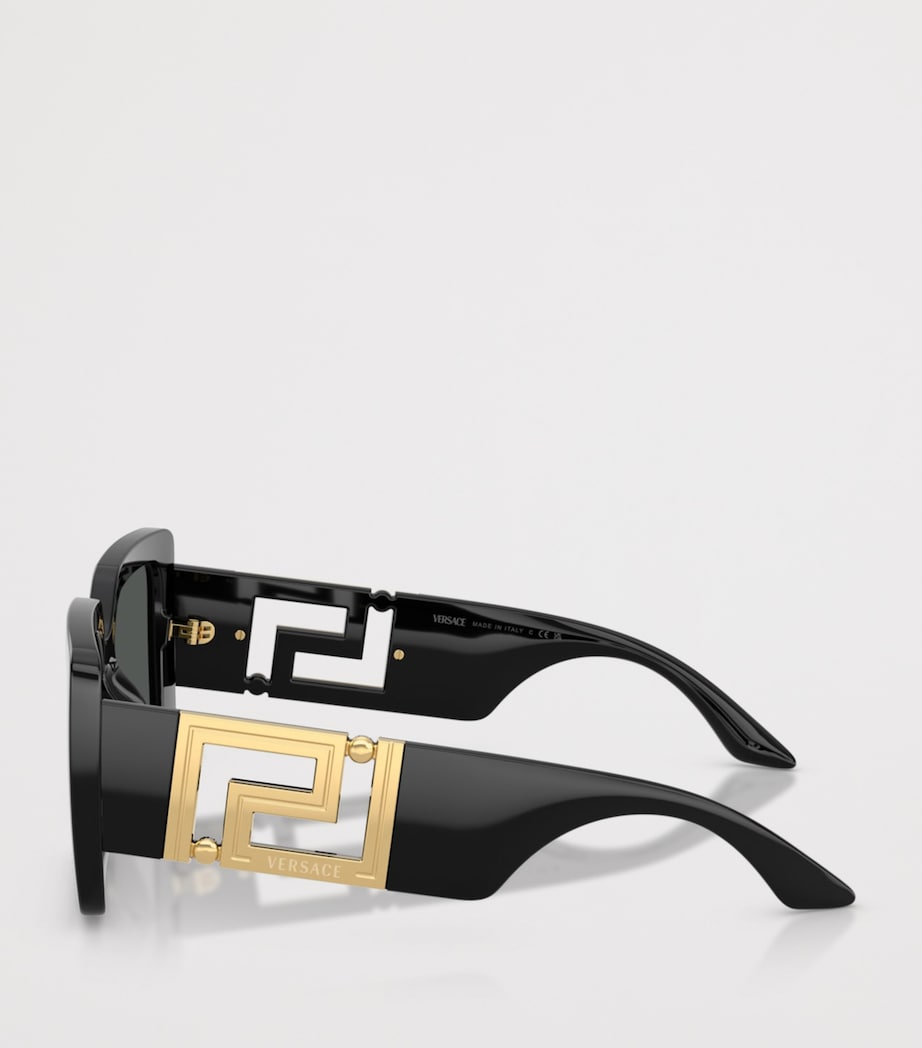 Versace Injected VE4505U Square Sunglasses Black Image 3