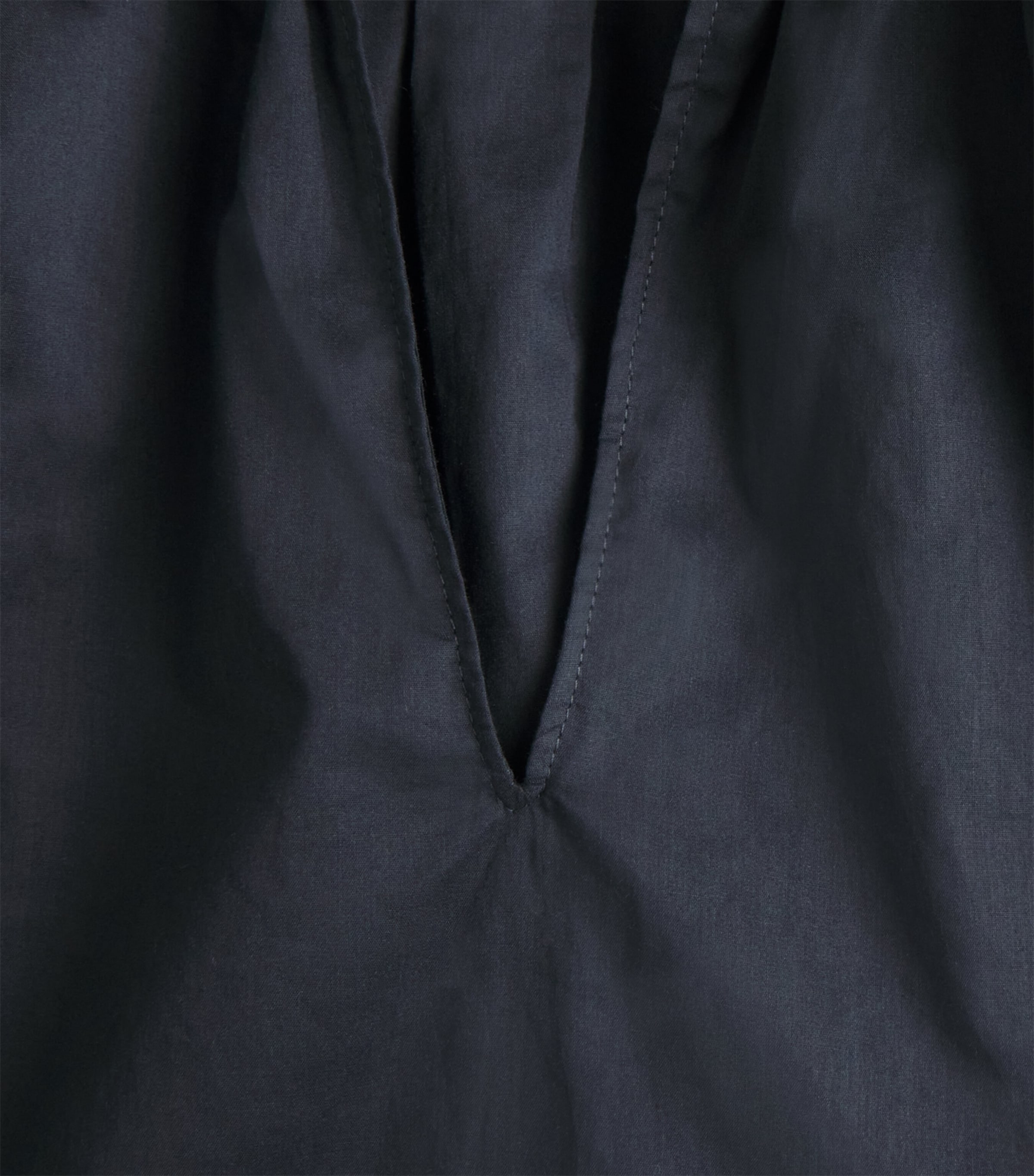 FRAME Womens Cotton Poet Blouse Navy Image 6