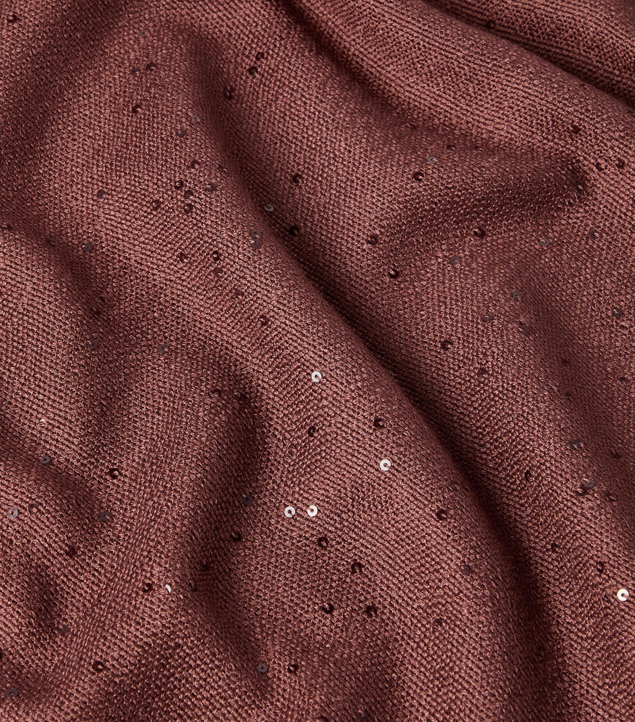 Brunello Cucinelli Cashmere-Silk Sequinned Scarf Image 4