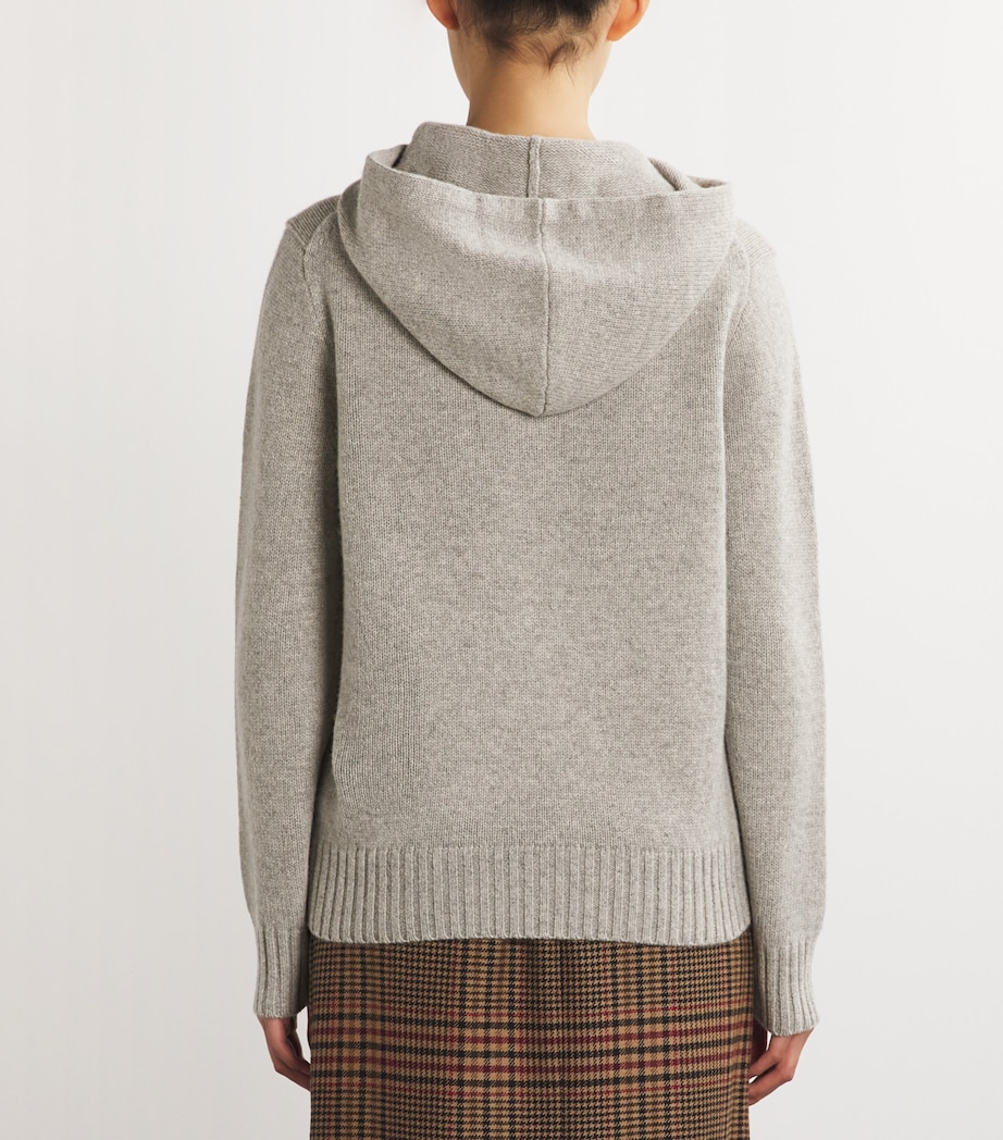 Cotton Polo Bear Sweater NEW GREY HTHR 24 MLT Image 4