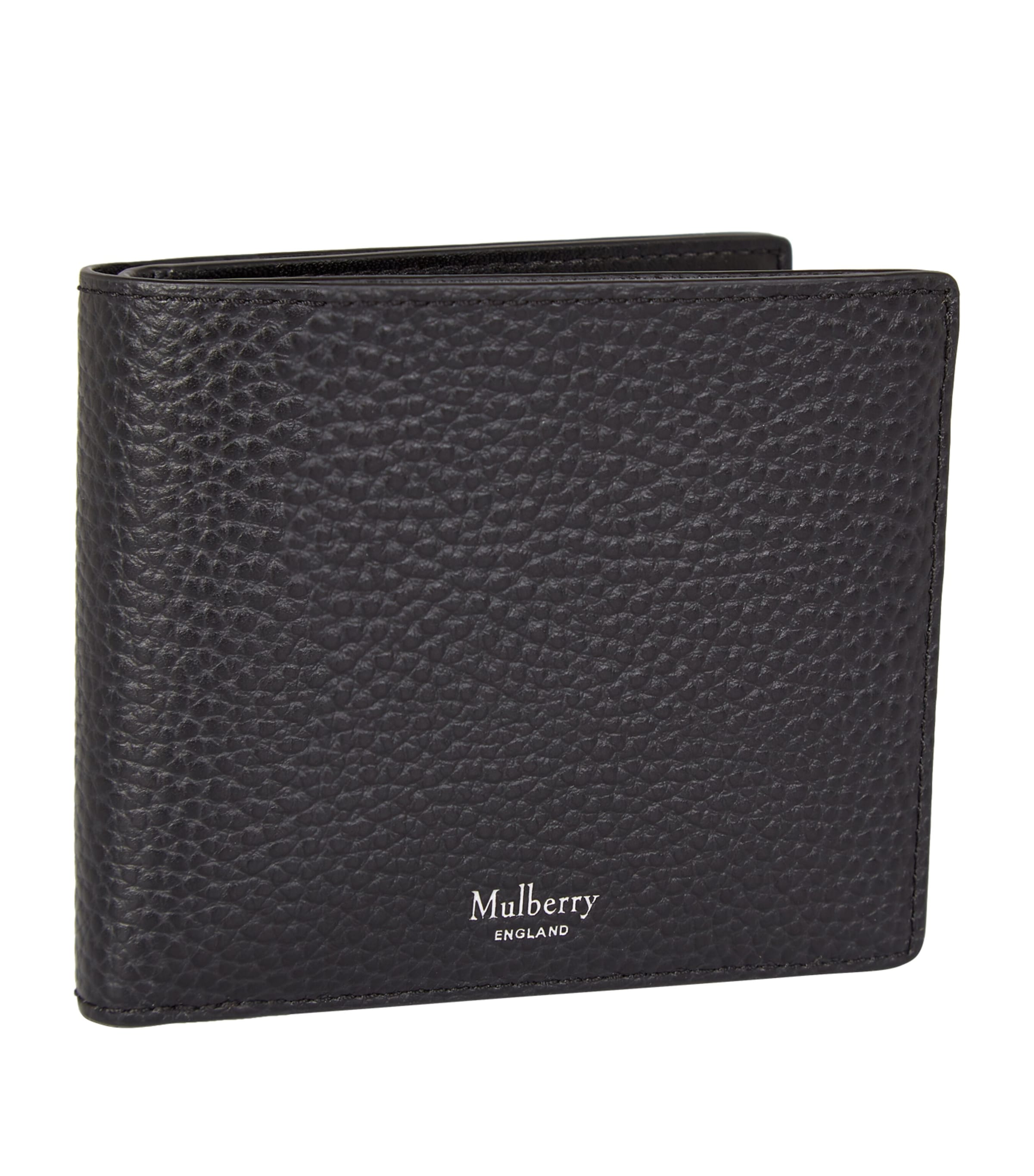 Leather Bifold Wallet BLACK Image 2