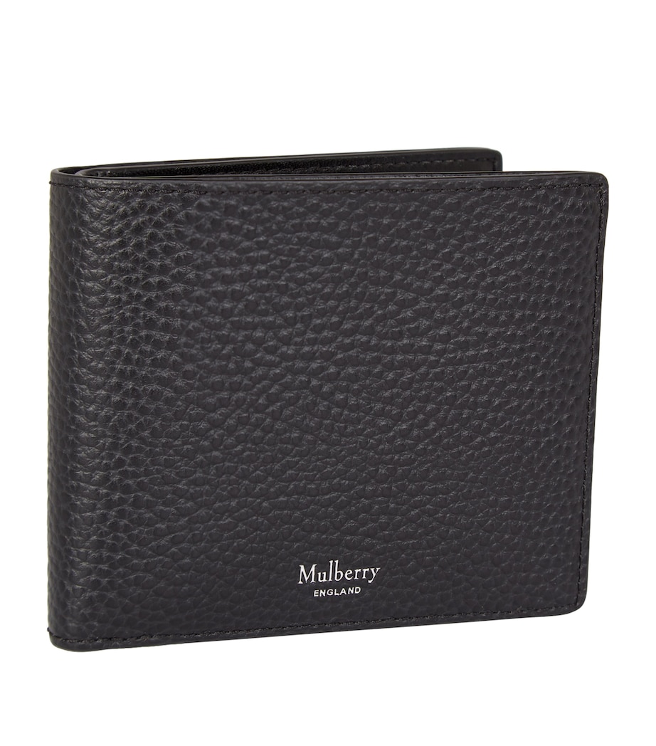 Leather Bifold Wallet BLACK Image 2