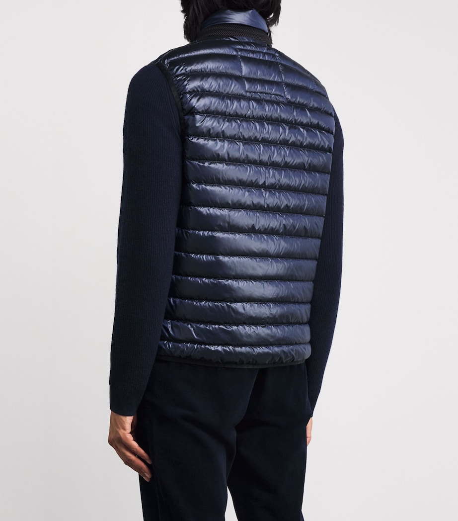 Down Lasse Gilet 413-ELECTRIC BLUE Image 4