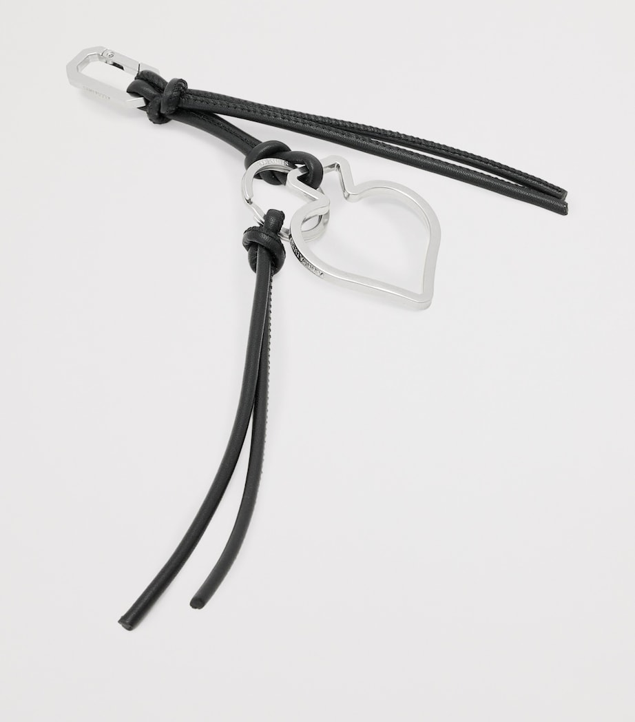 AllSaints Metal Spades Keyring Black/silver Image 2