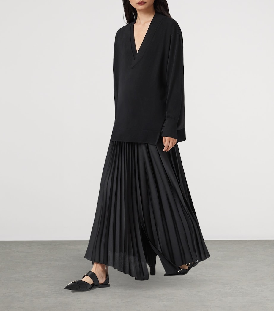 Wool Bern Sweater BLACK Image 2