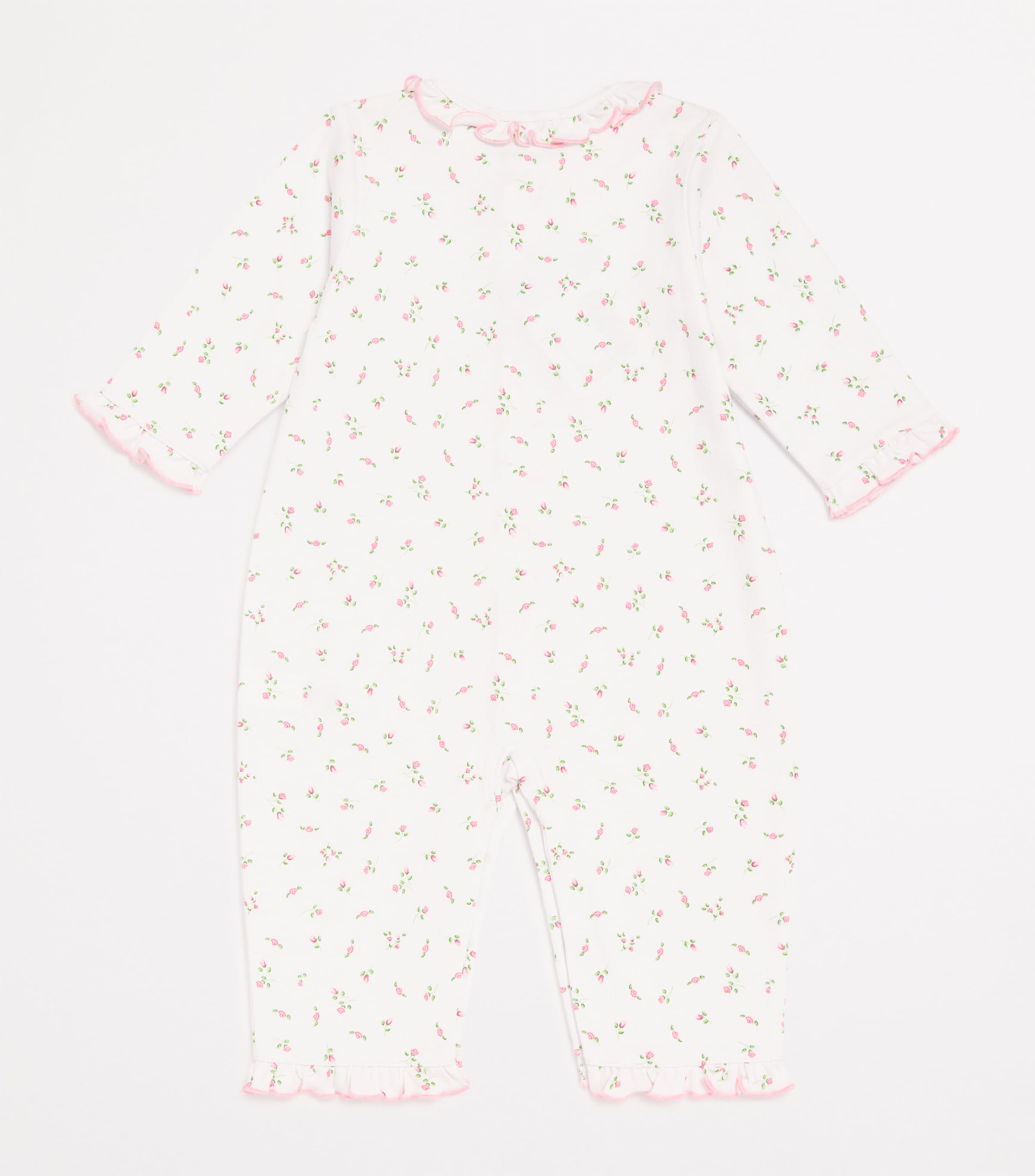 Pima Cotton Garden Roses Playsuit (0-9 Months) K000 ASST Image 2