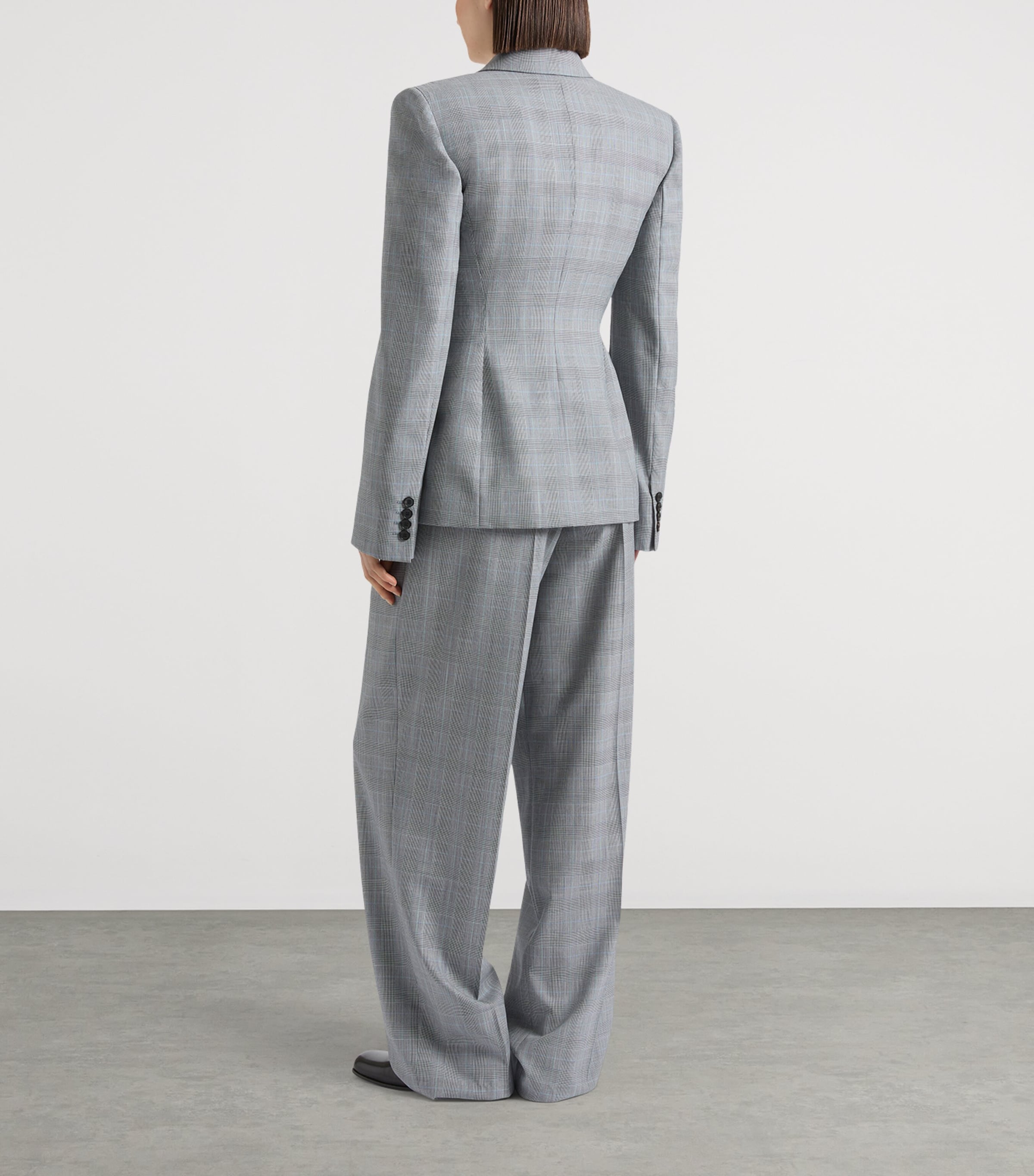 Givenchy Womens Wool Wide-Leg Tailored Trousers Image 3