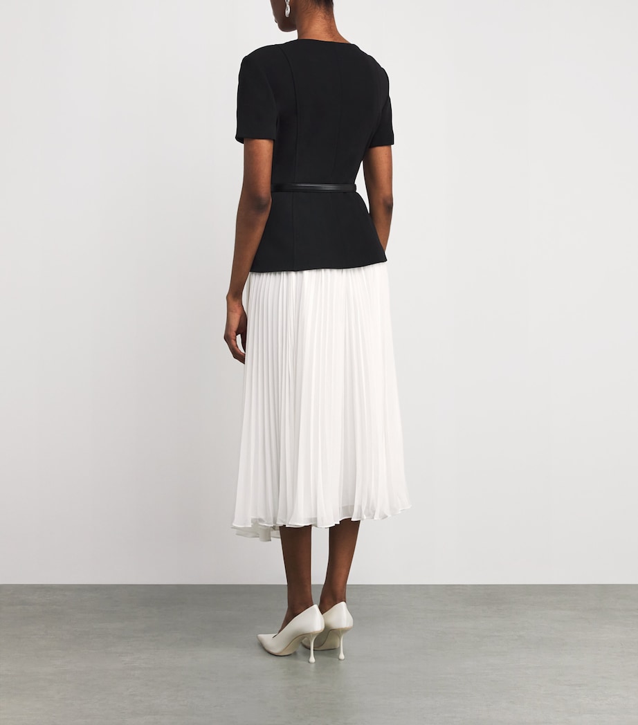 Chiffon Skirt Maxi Dress BLACK Image 3