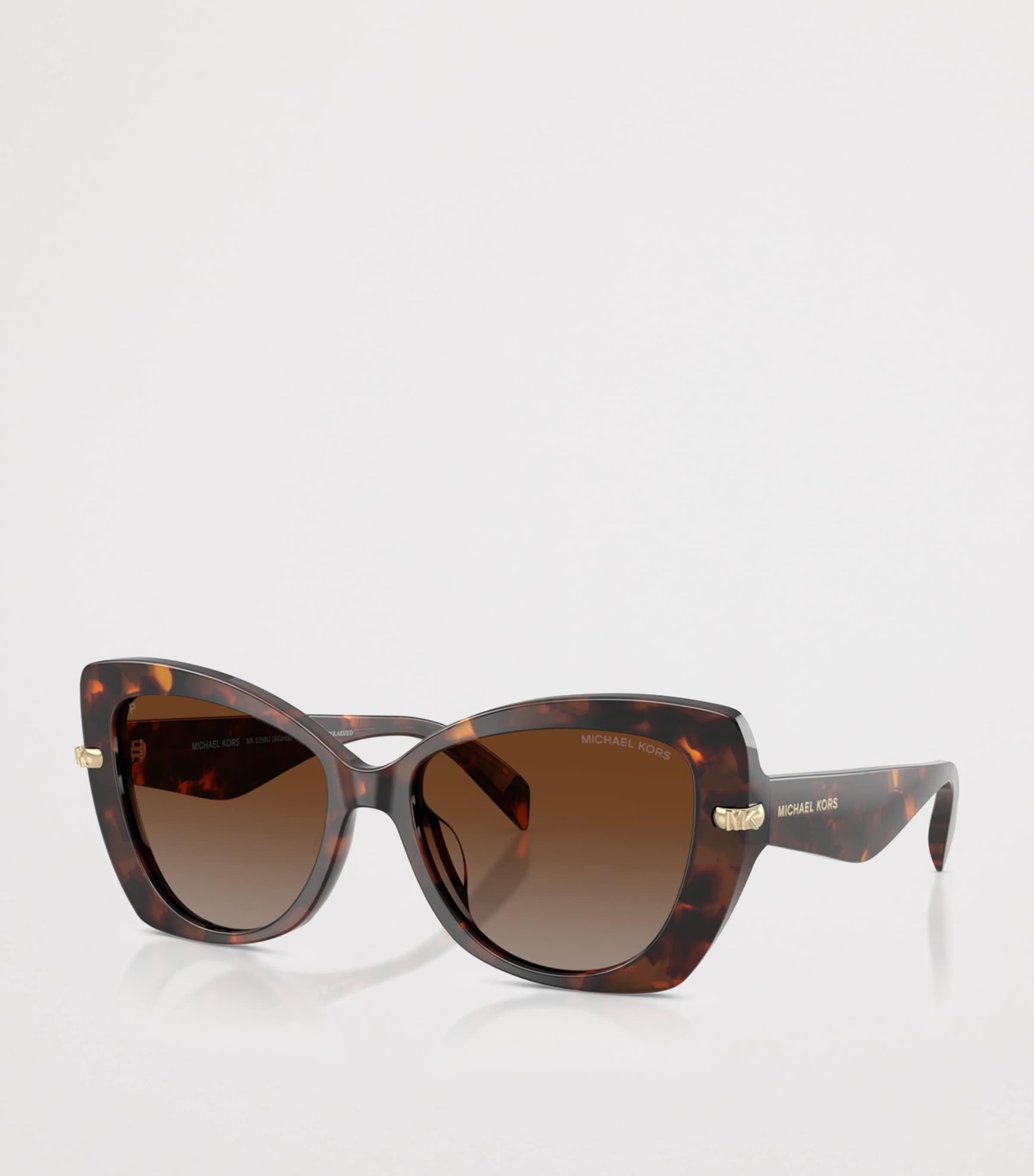 Michael Kors Atlanta Butterfly Sunglasses Brown Image 2