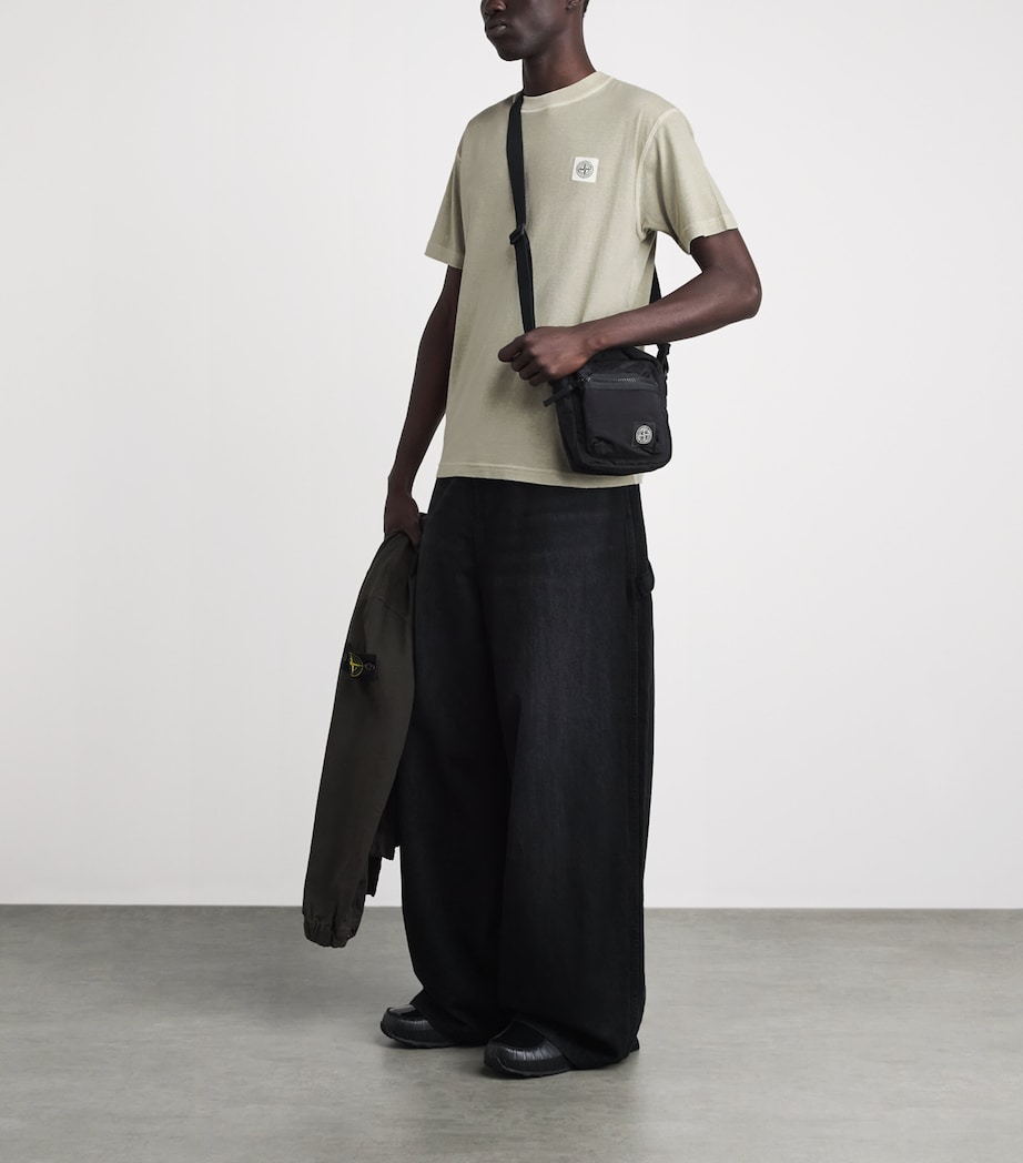 Stone Island Mens Cotton Logo T-Shirt Image 2