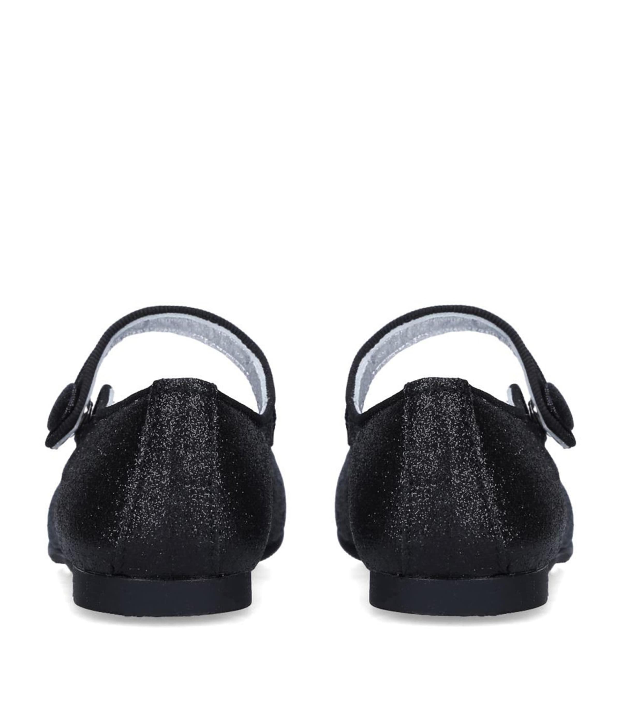 Glitter Mary Janes BLACK Image 2