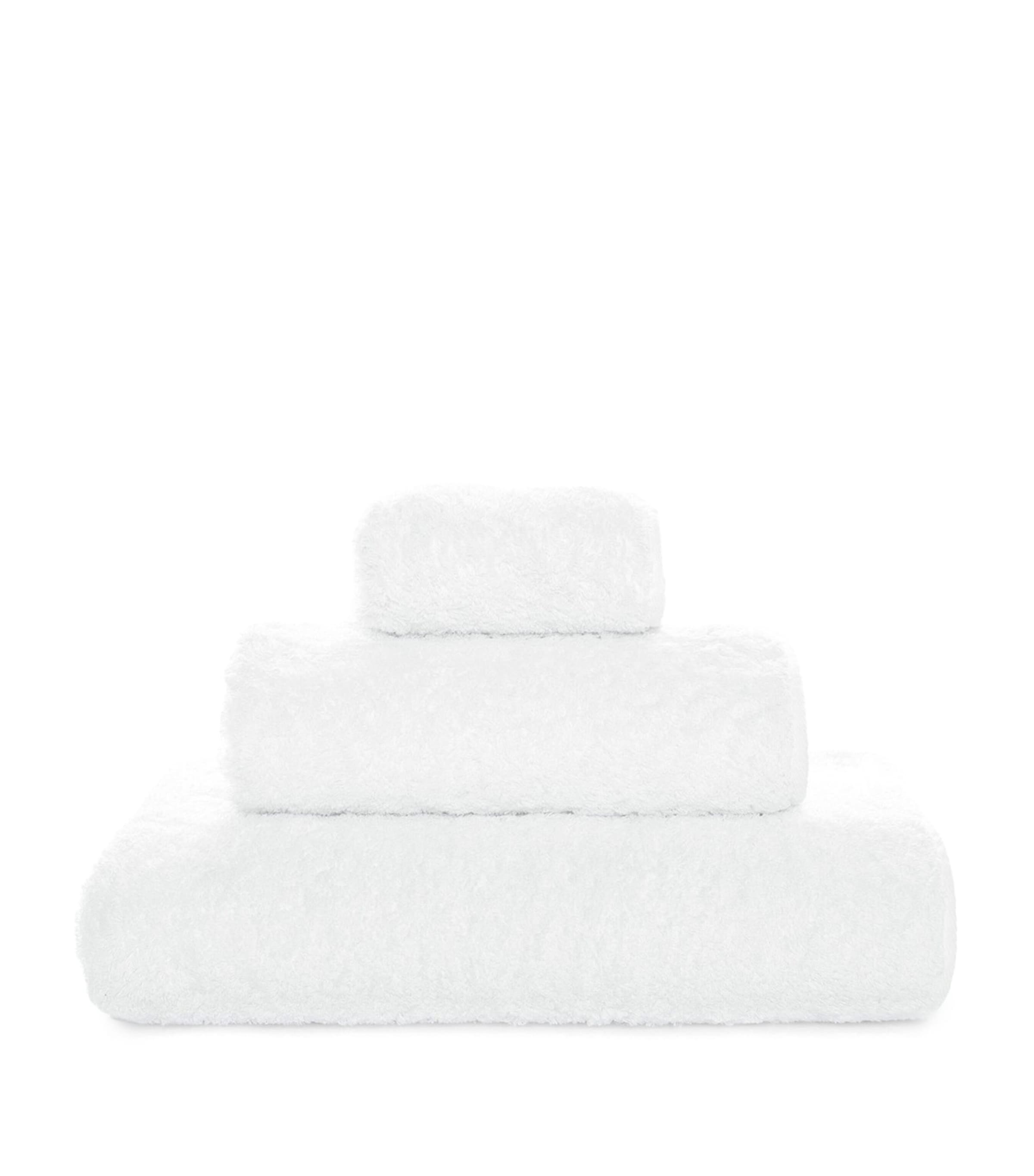 GRACCIOZA Portobello Bath Sheet (95cm x 150cm) White Image 1
