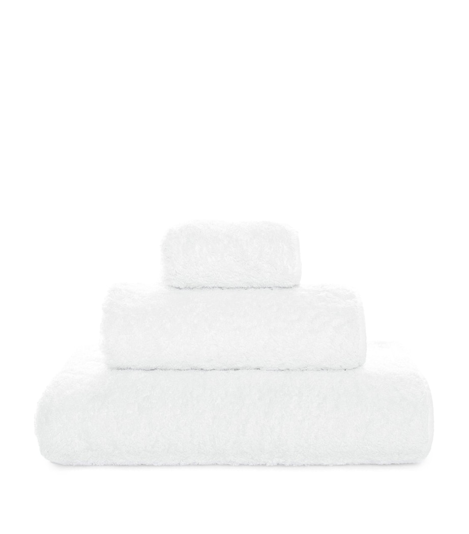 GRACCIOZA Portobello Bath Sheet (95cm x 150cm) White Image 1