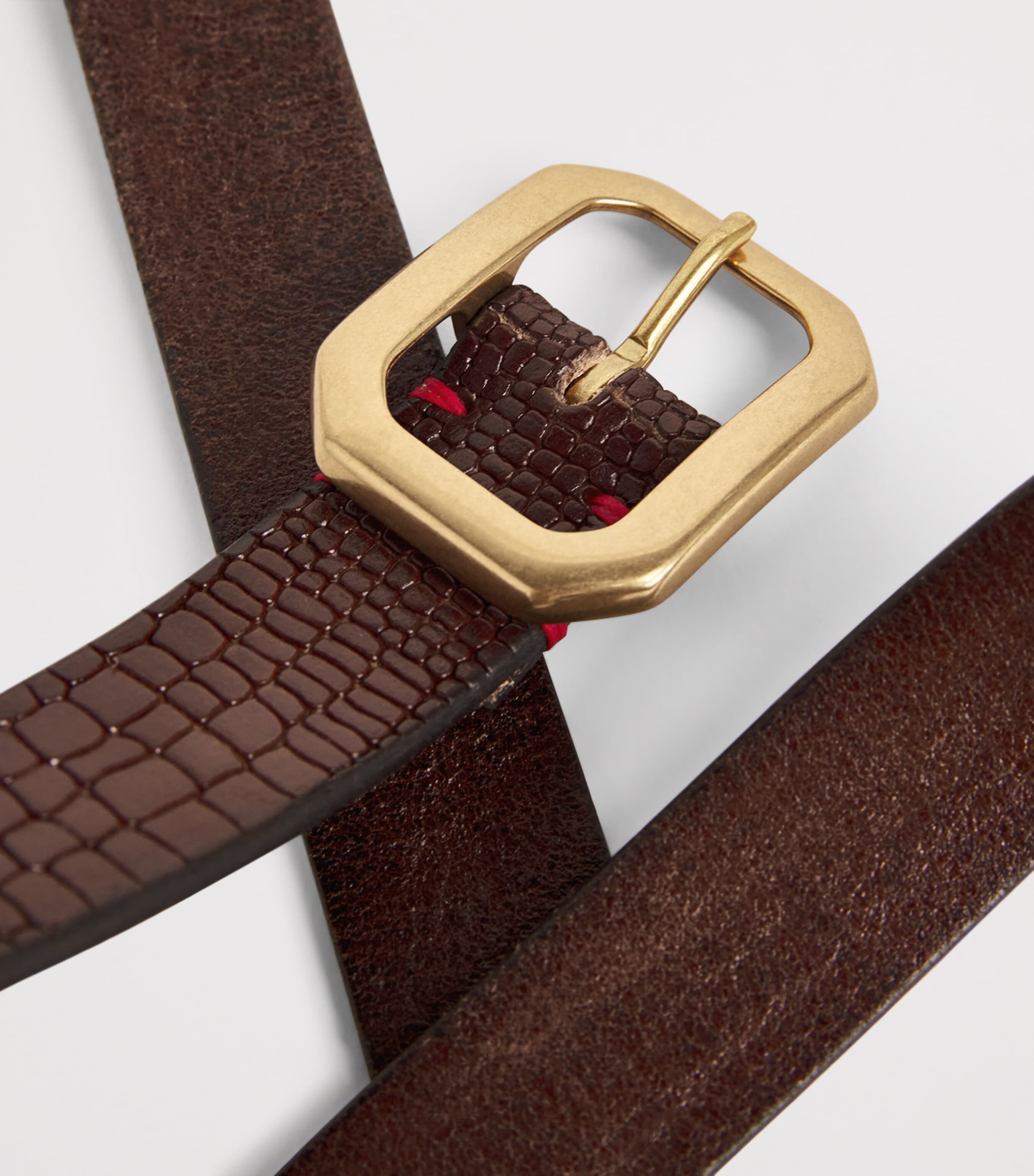 Leather Belt CACAO Image 5