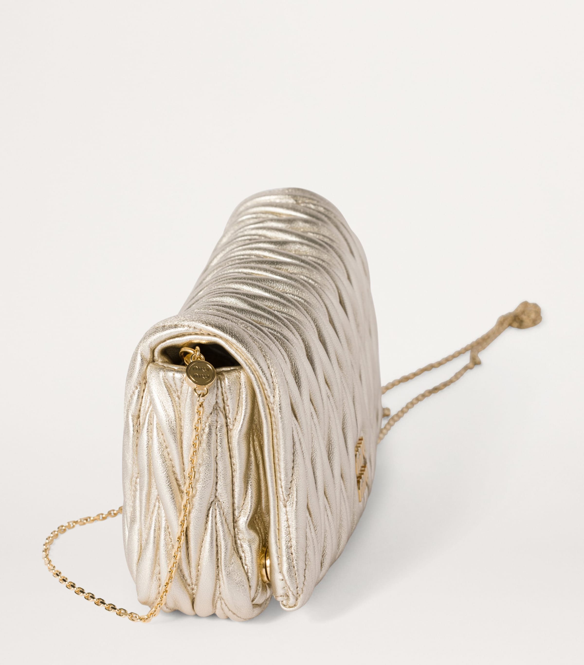 Mini Matelassé Leather Shoulder Bag F0846 Image 5