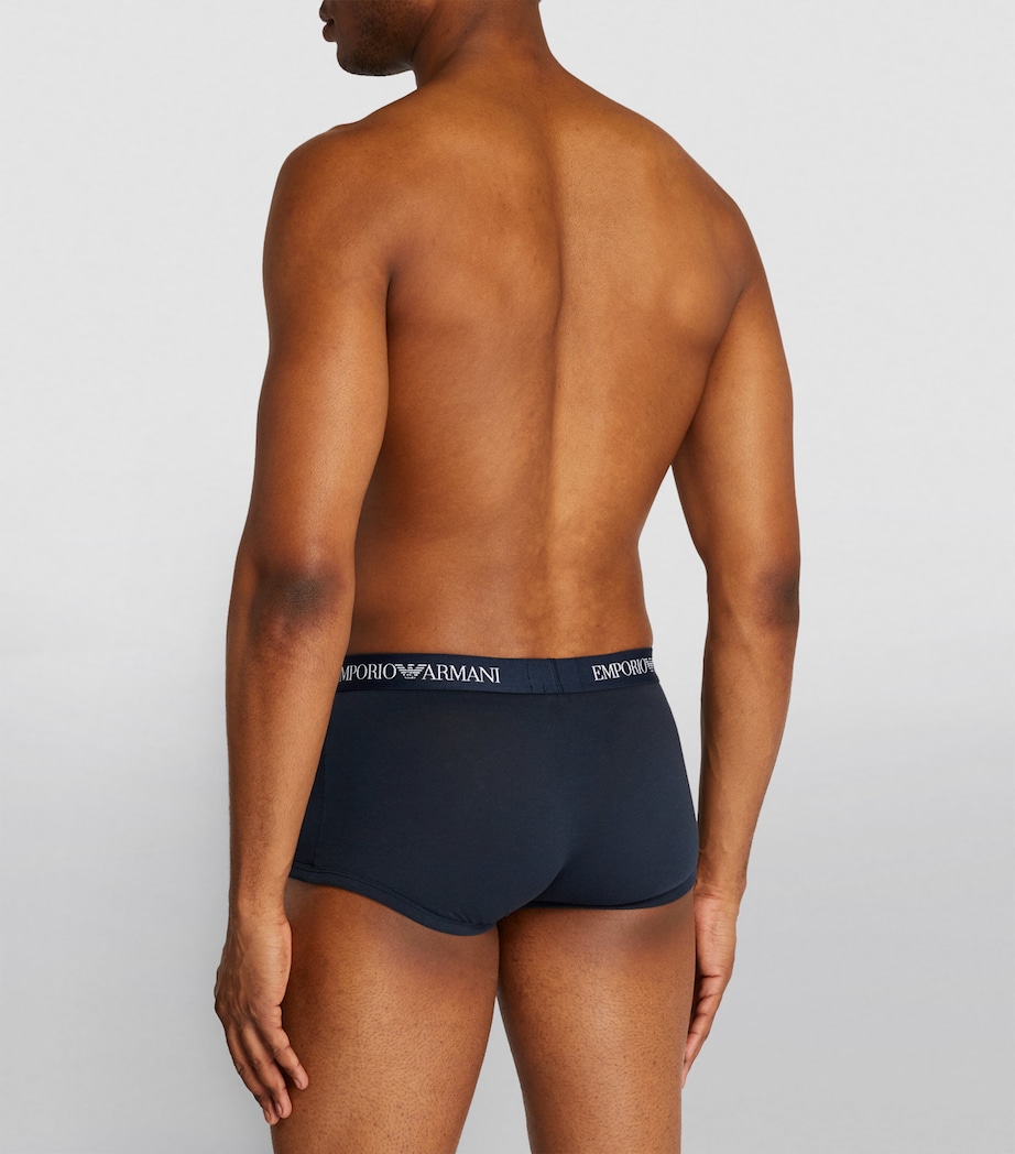 Pure Cotton Trunks (Pack of 3) 40510 WHITE/GRY/MRNE Image 3