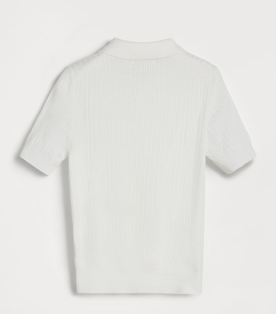 Brunello Cucinelli Kids Cotton Polo Sweater (4-6 Years) Image 2