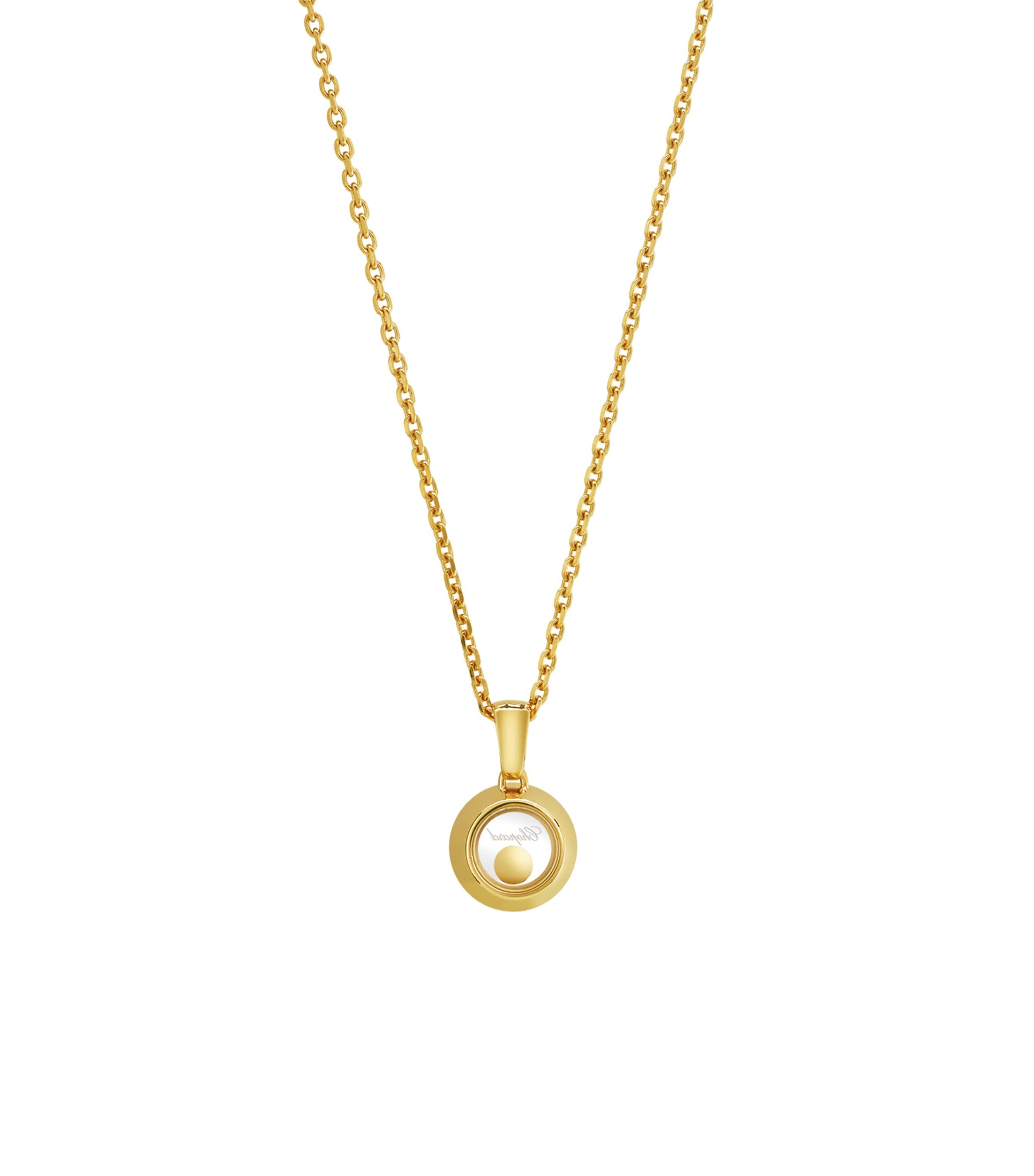 Yellow Gold and Diamond Happy Diamonds Icons Pendant 18K YELLOW GOLD Image 3