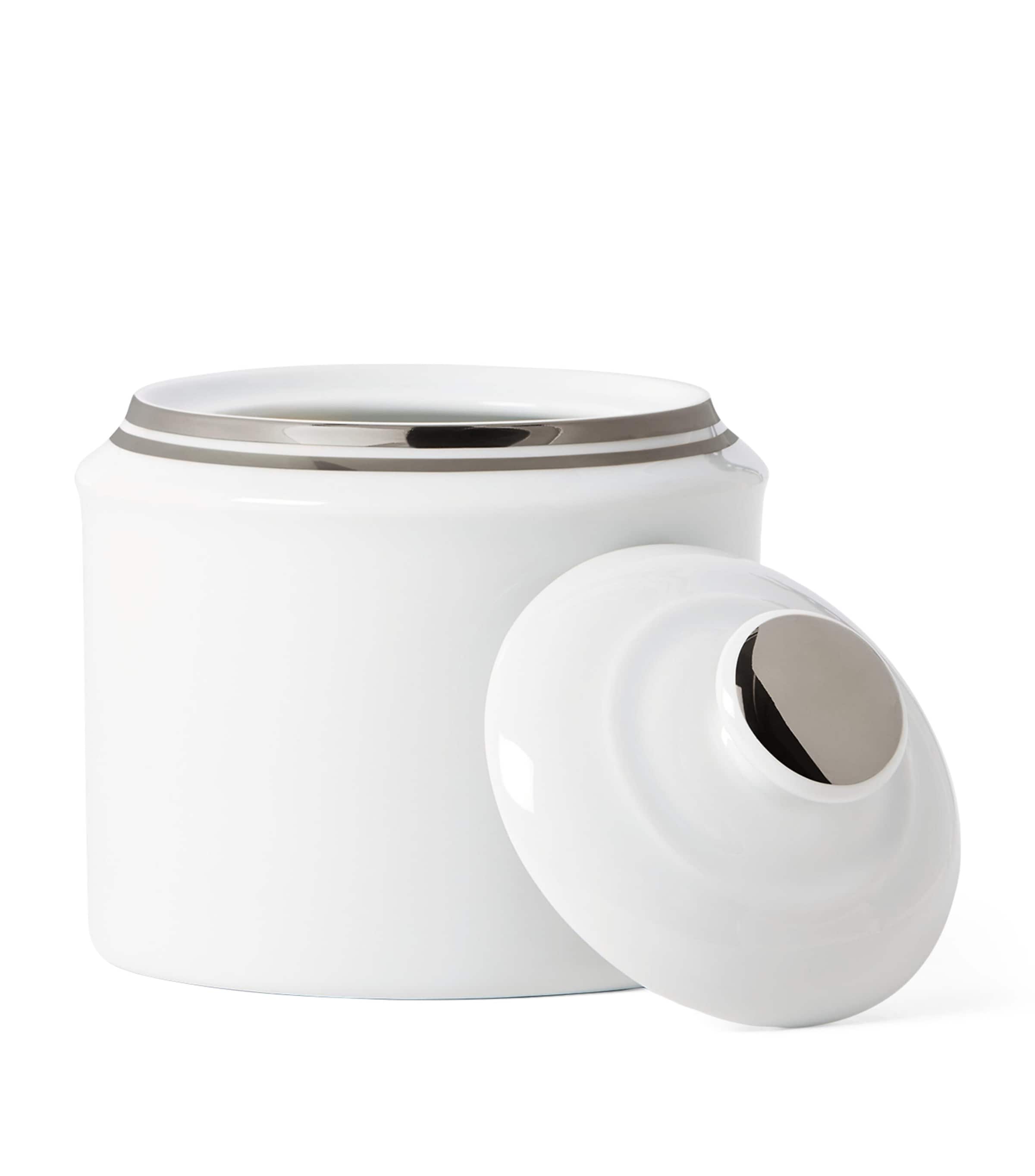 Wilshire Creamer Jug and Sugar Pot Set SILVER/WHITE Image 5