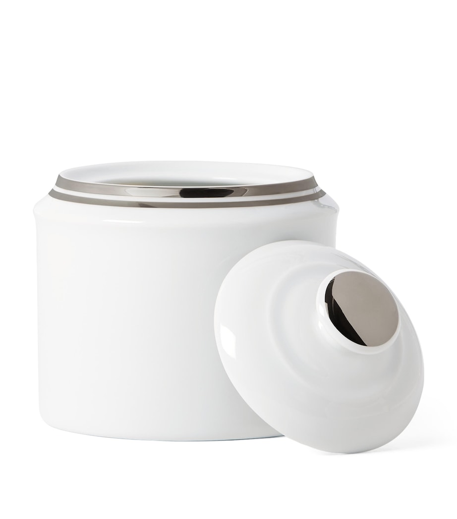 Wilshire Creamer Jug and Sugar Pot Set SILVER/WHITE Image 5