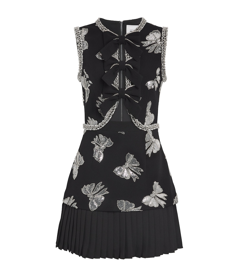 Rebecca Vallance Womens x Nicky Hilton Embellished Valor Mini Dress Image 1