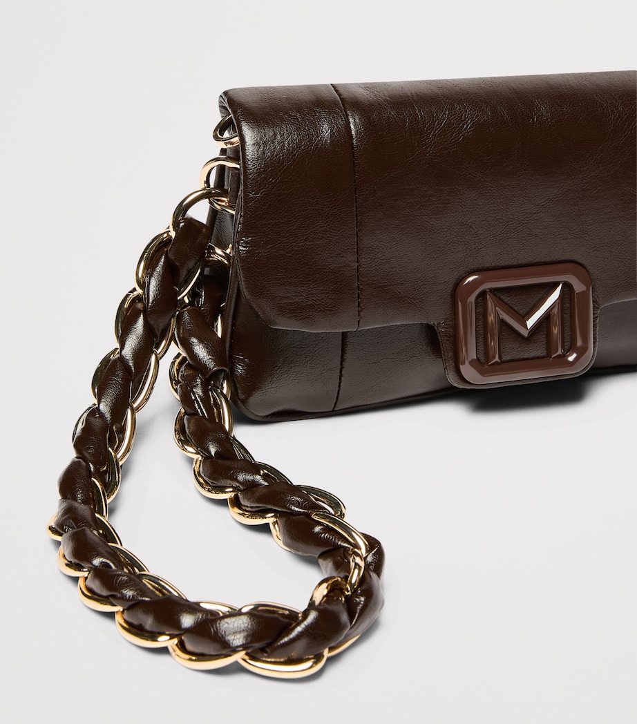 Marella Medium Le Muse Clutch Bag Dark Brown Image 5