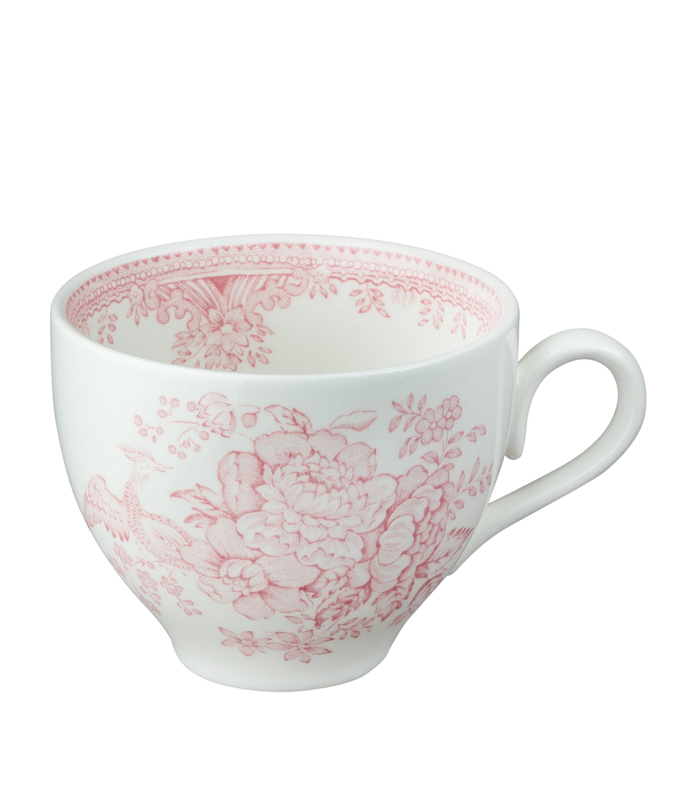 Burleigh Pink Asiatic Pheasants Teacup and Saucer Pink Image 2