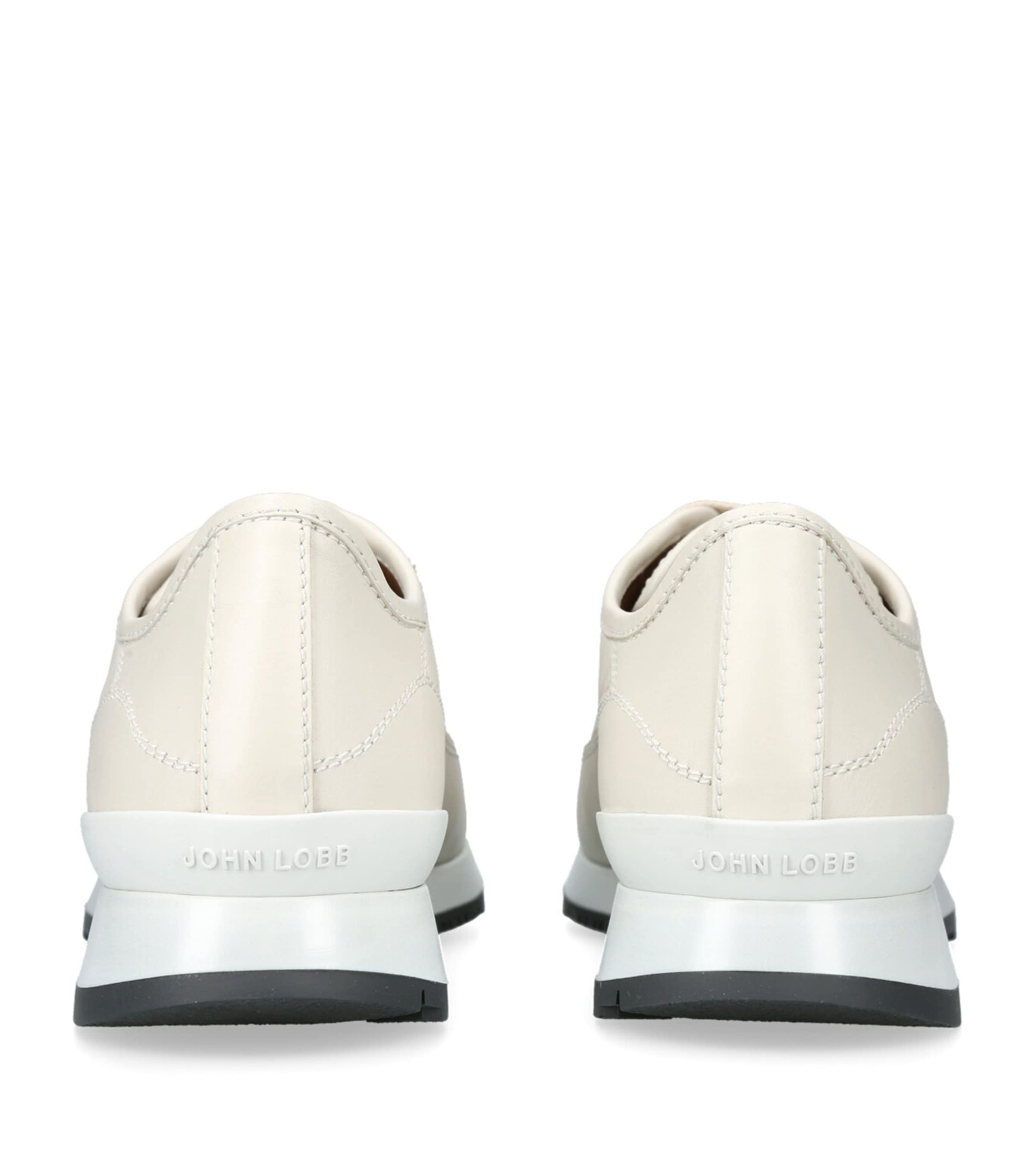 John Lobb Leather Hurlingham Runner Sneakers Beige Image 2