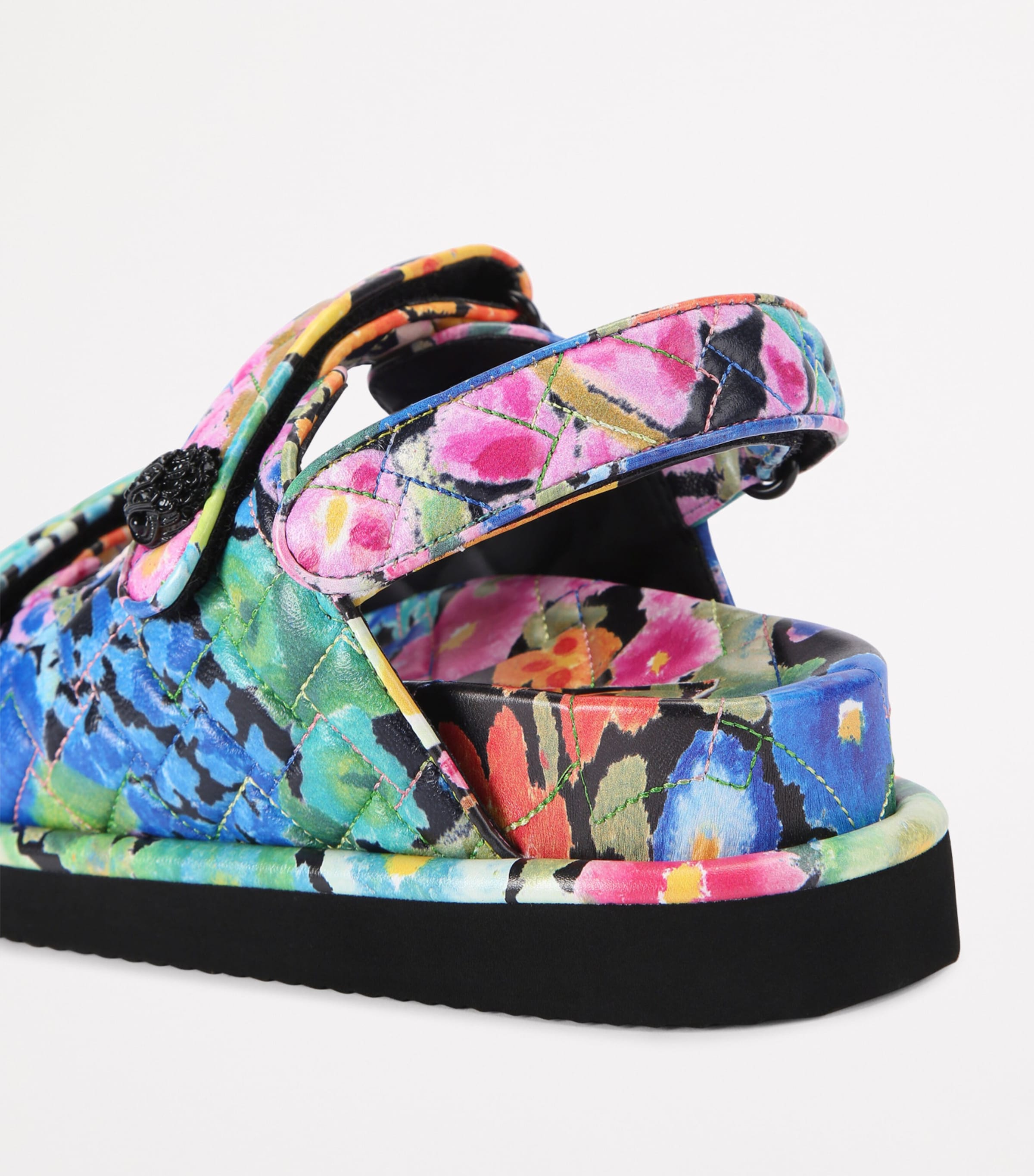 Kurt Geiger London Multi Leather Floral Orson Sandals Harrods AE