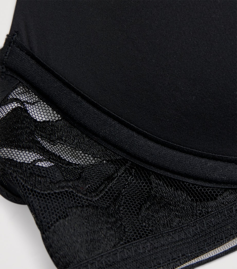 Maison Lejaby Womens Sin Push-Up Bra Black Image 4