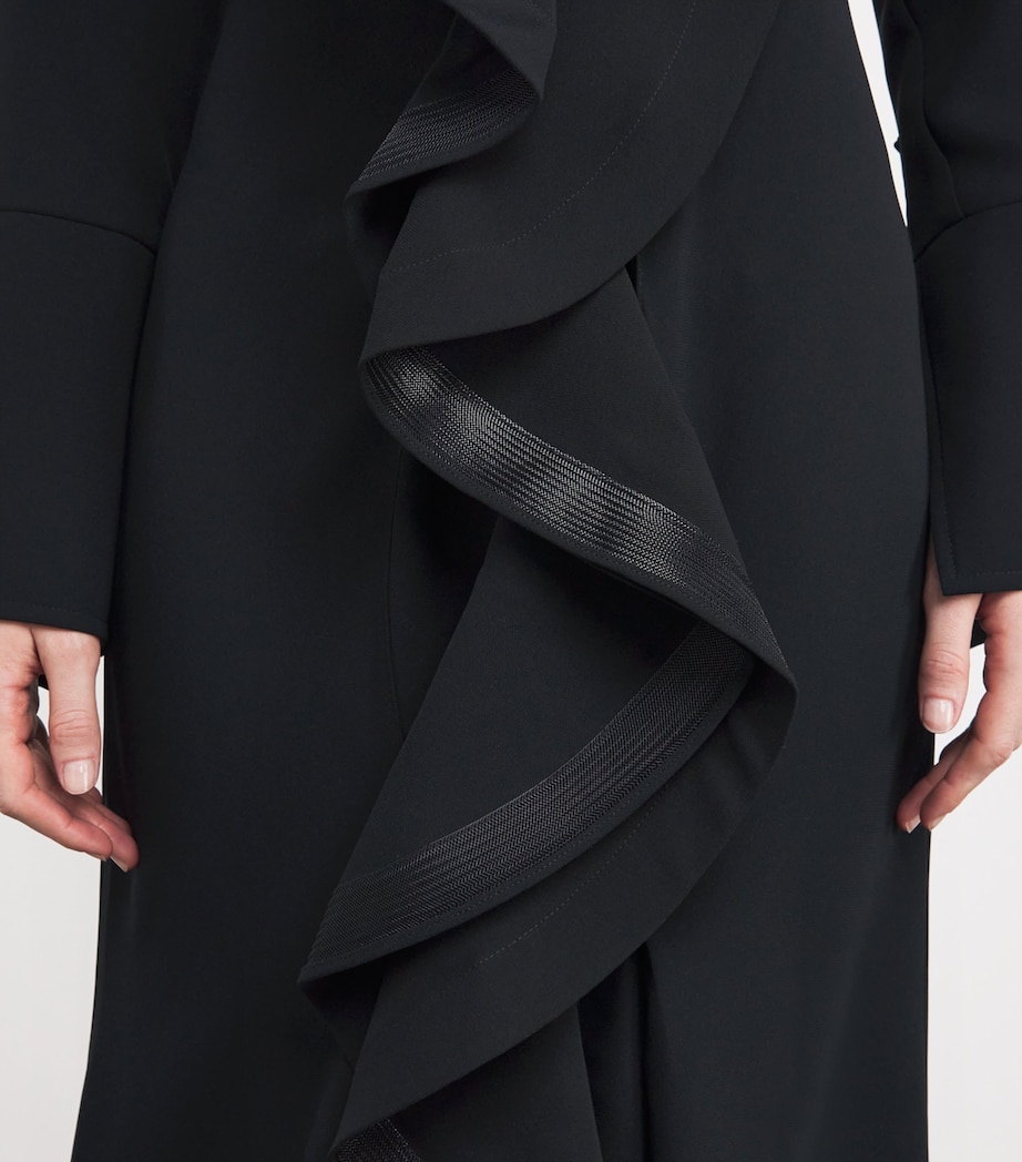 Ruffled Jupiter Gown BLACK Image 4