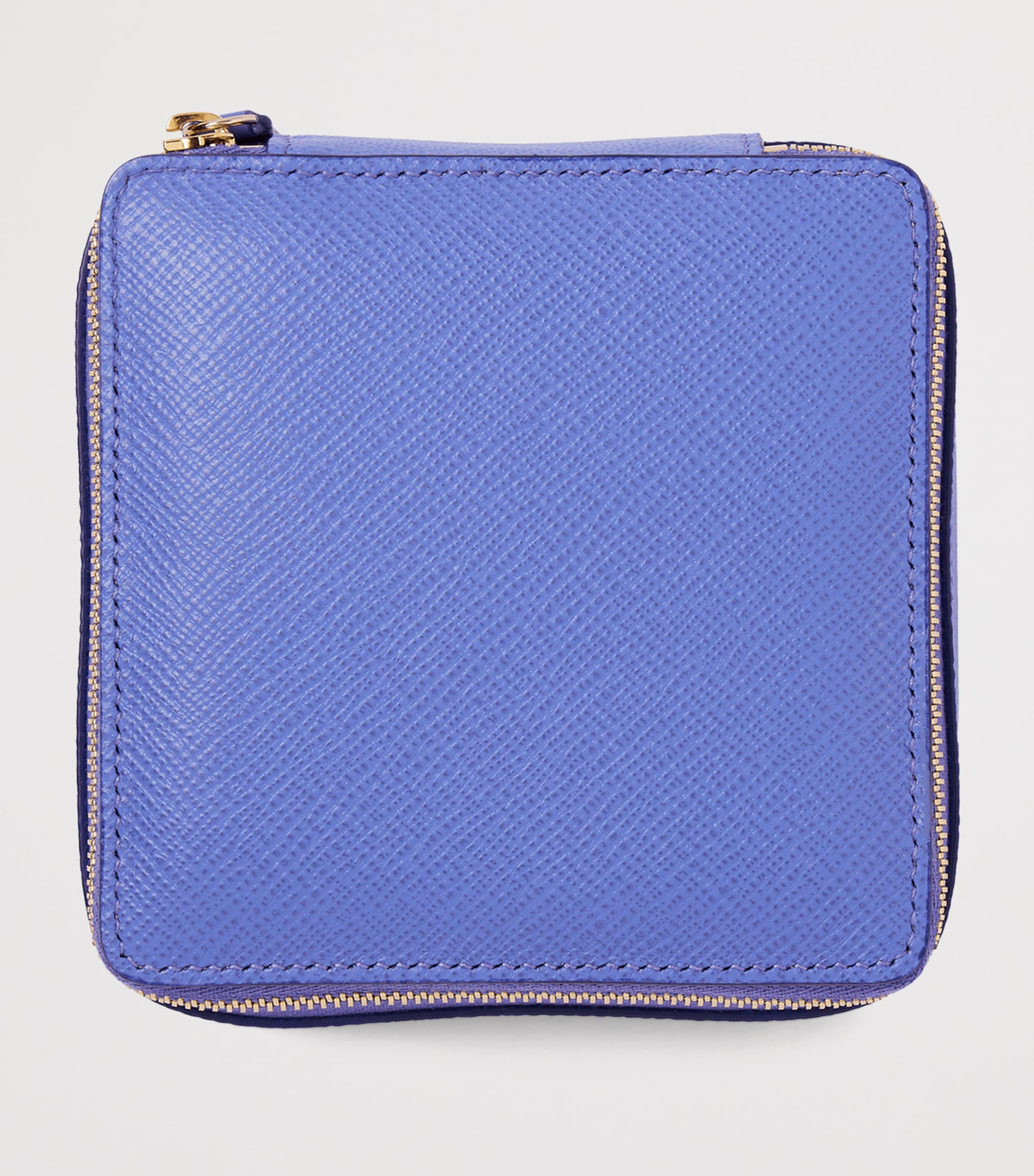 Smythson Large Calfskin Panama Trinket Case U Violet Image 4