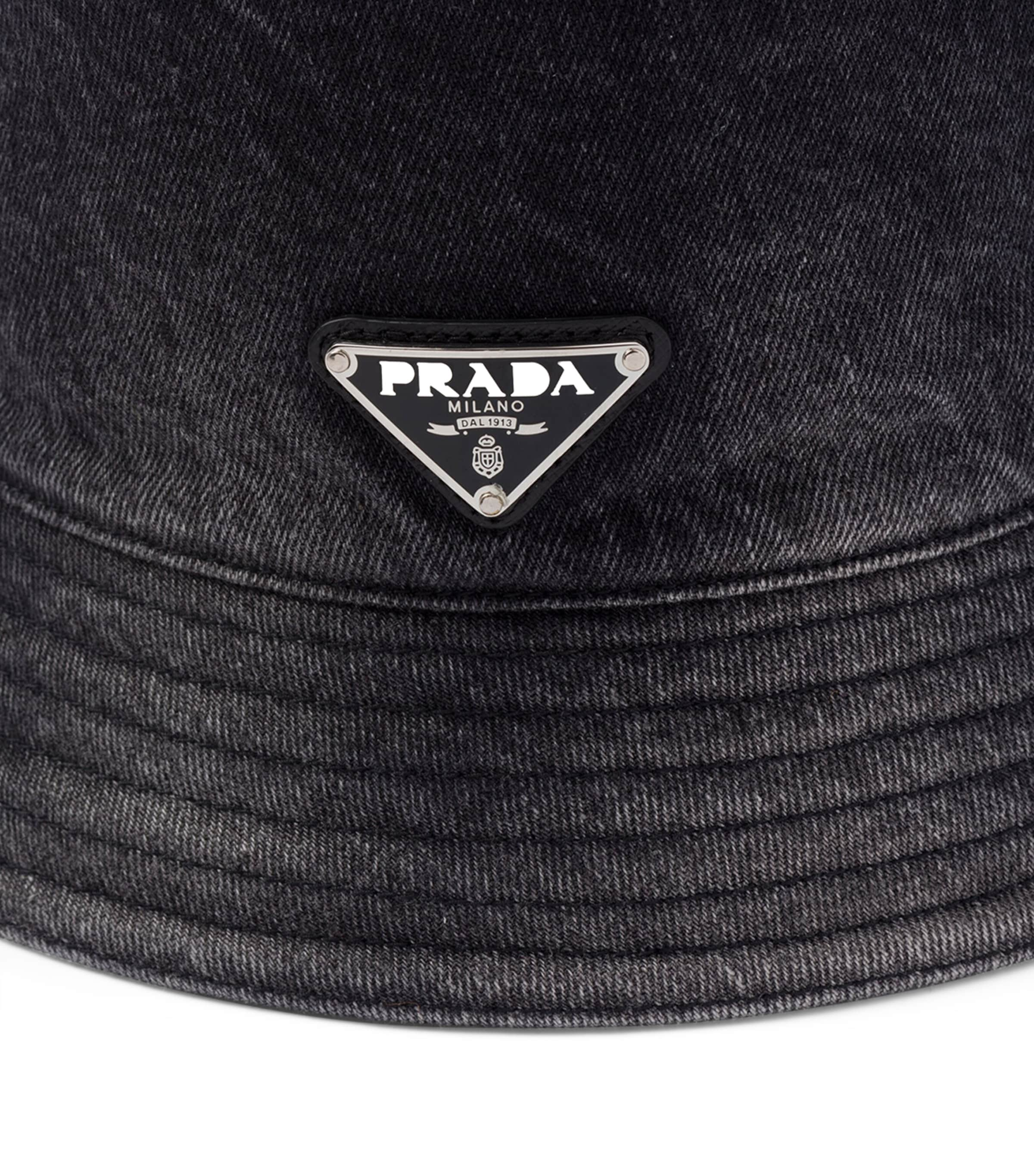 Prada Denim Bucket Hat Harrods UK