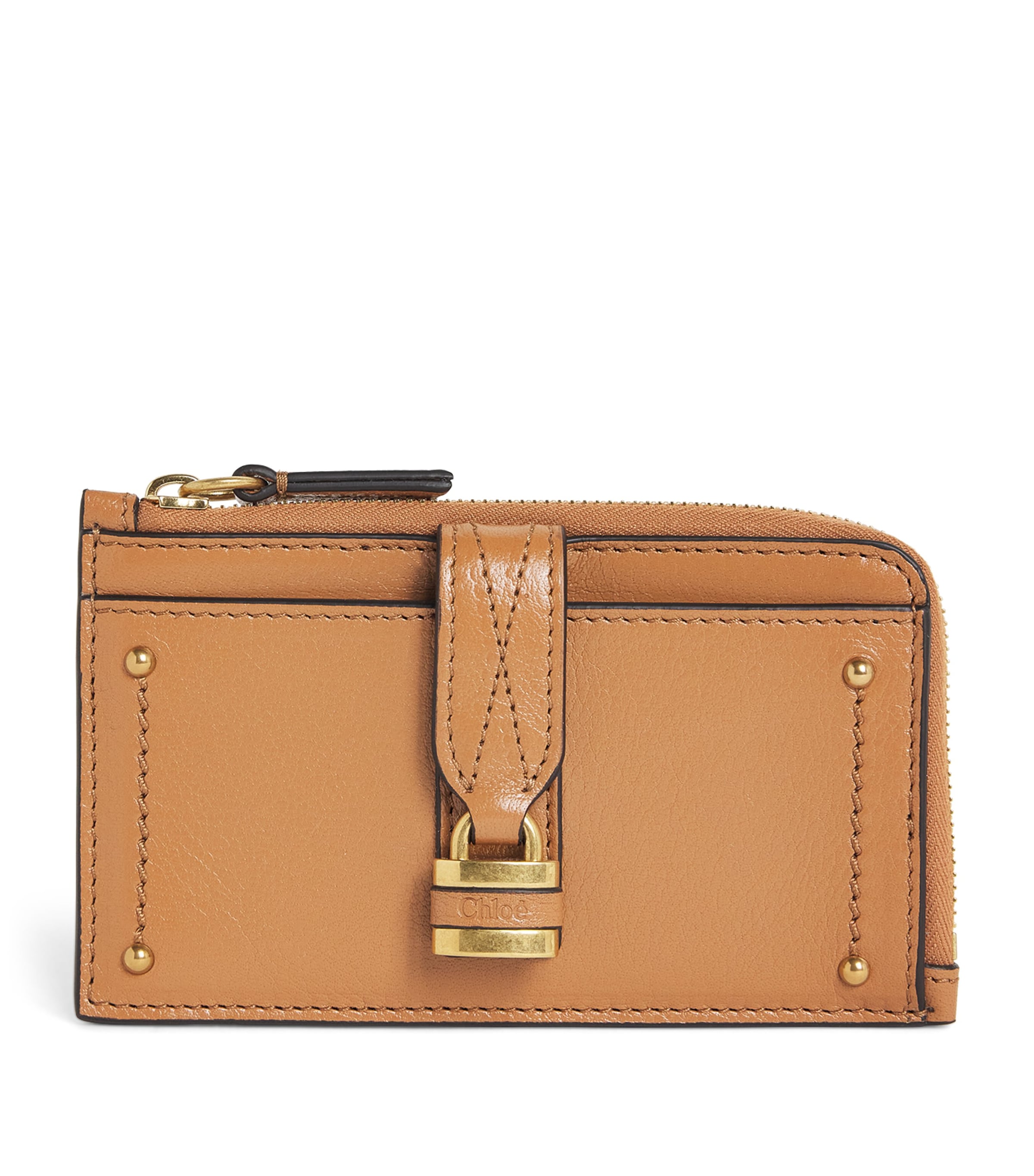 Chloé Small Grained Leather Paddington Purse Mustang Brown Image 1