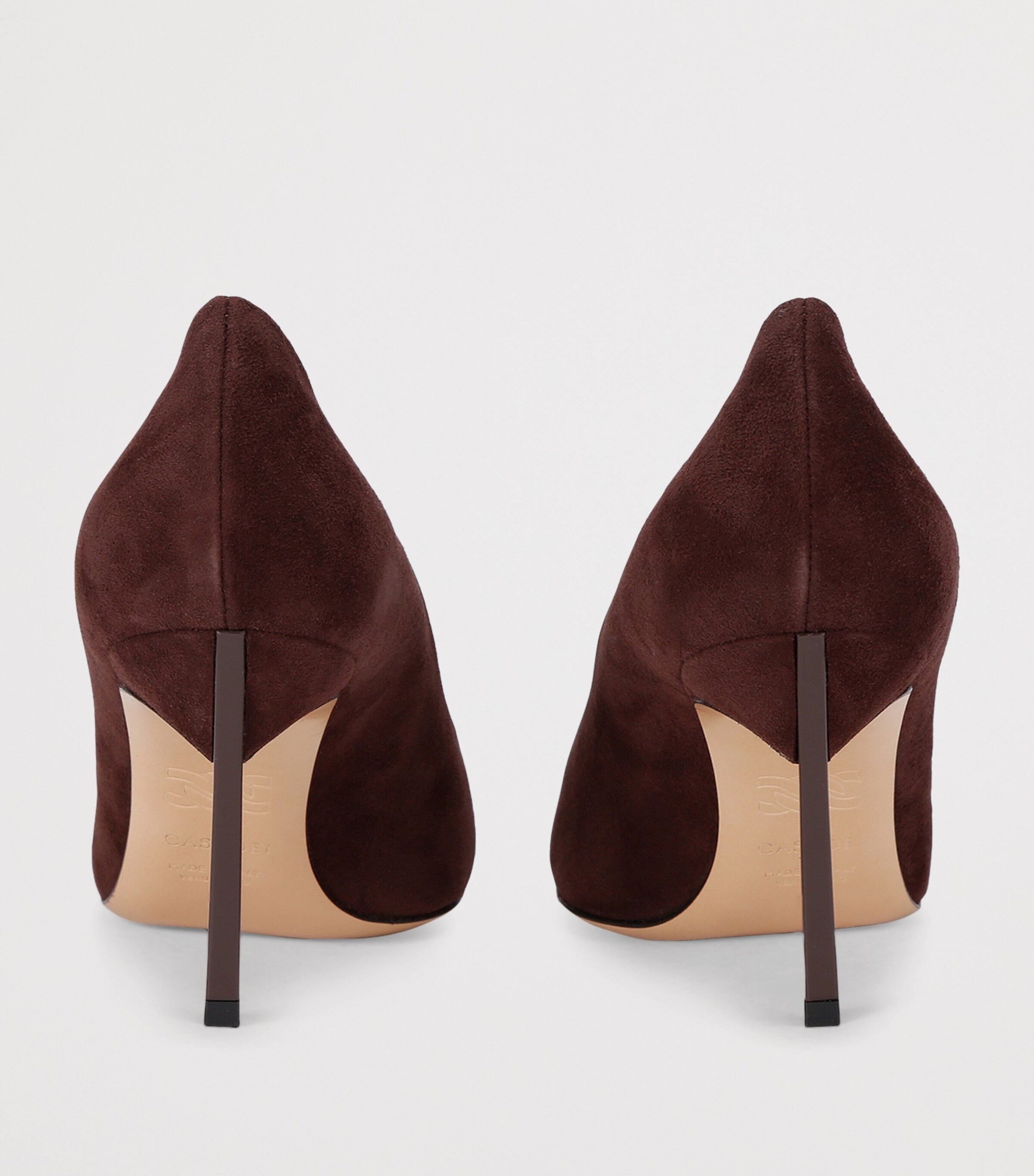 Suede Blade Pumps 80 DARK BROWN Image 2