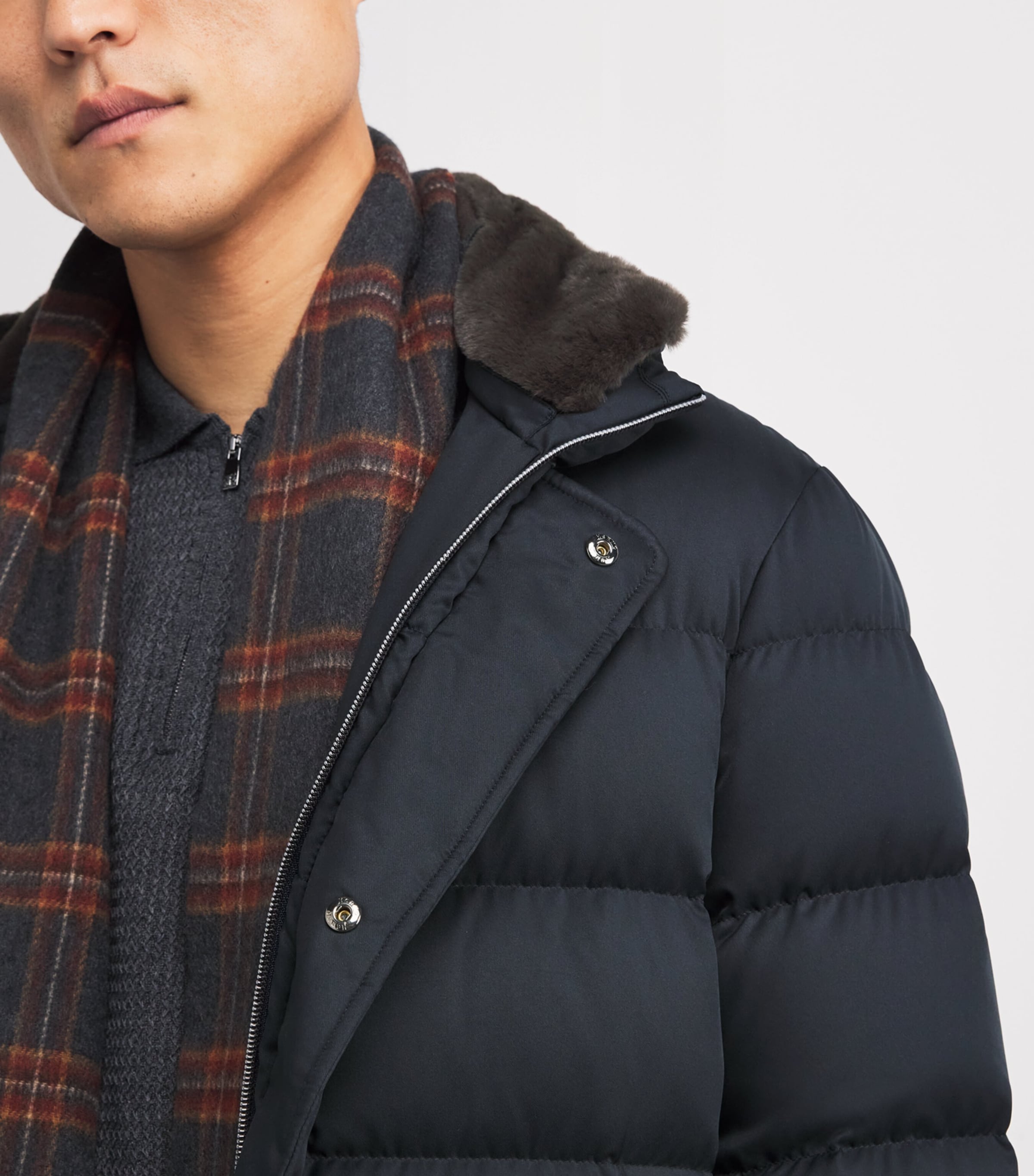 Down Puffer Jacket 9200 BLUE Image 6