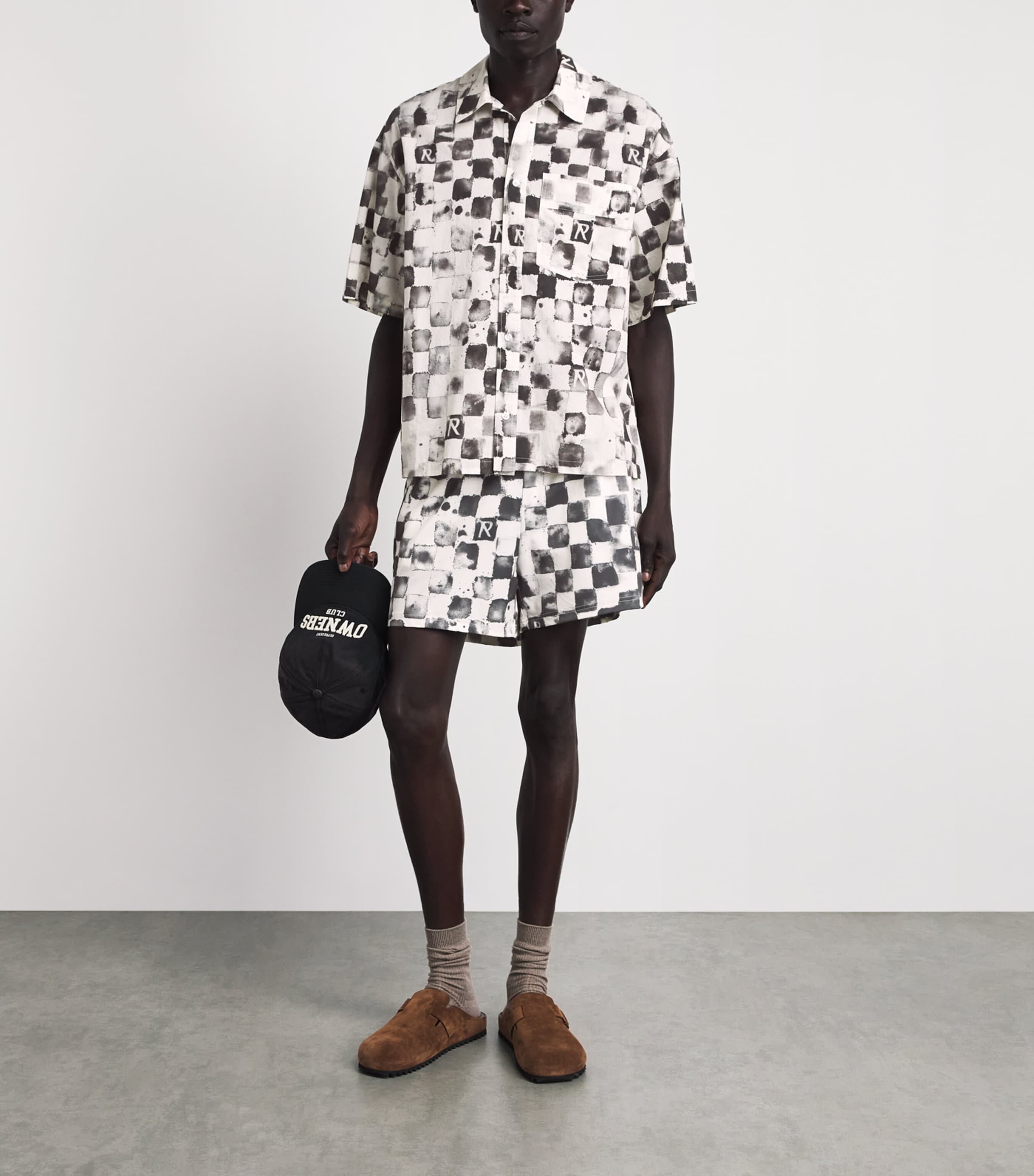 Represent Mens Pool Side Shirt Flat White Image 2