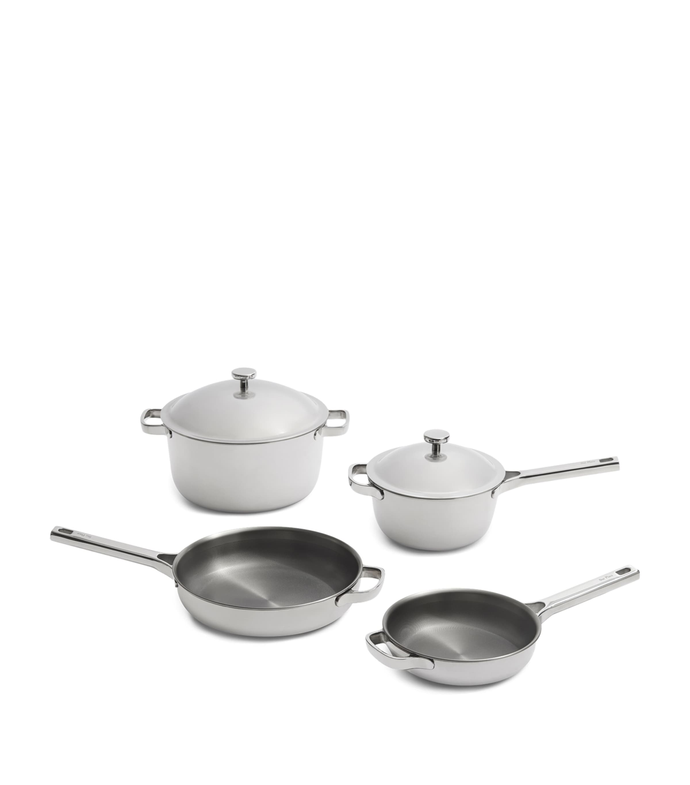 OUR PLACE Titanium Pro Cookware Set Chrome Image 1
