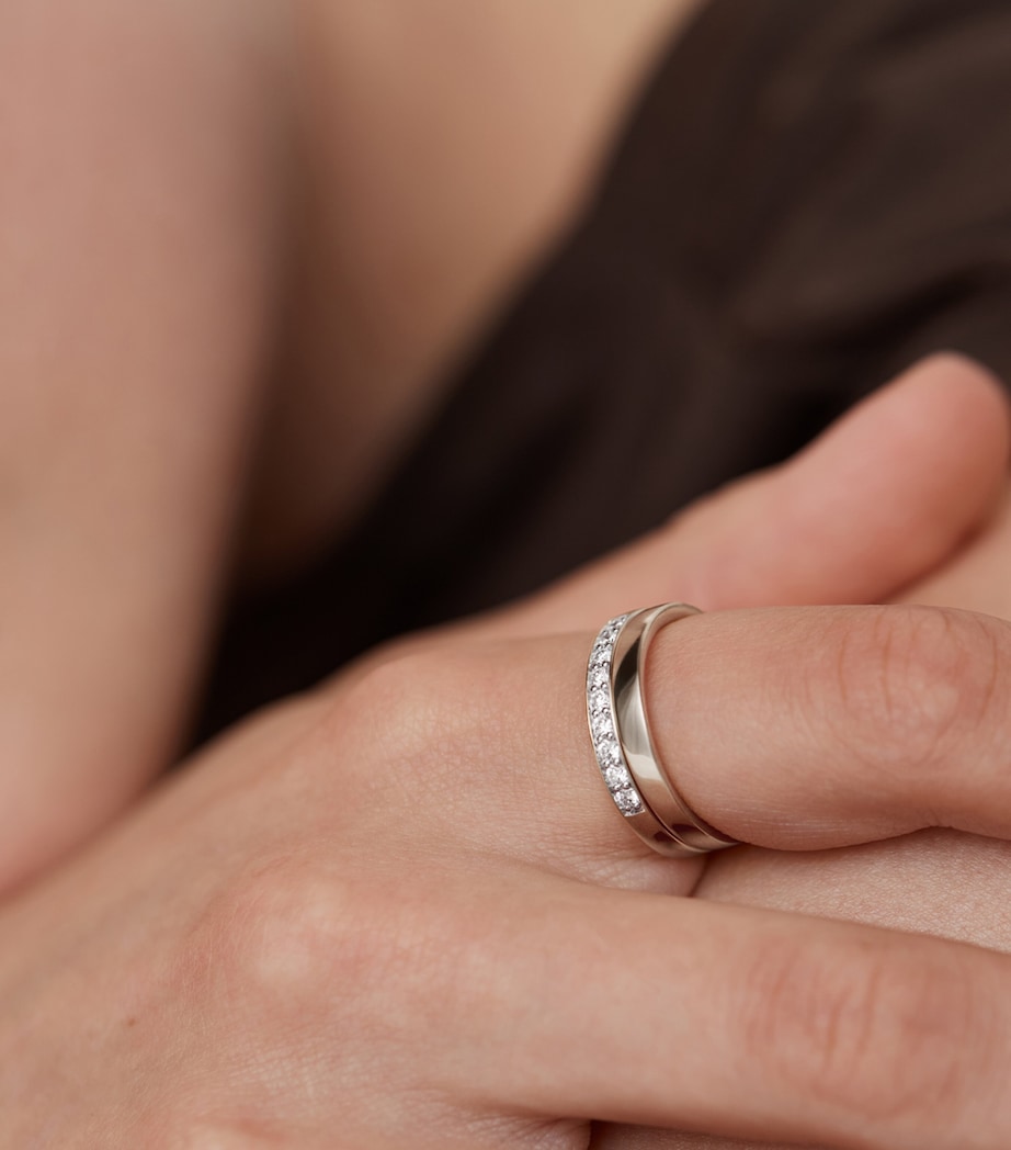 Monica Vinader Sterling Silver Essential Stacking Ring Silver Image 6