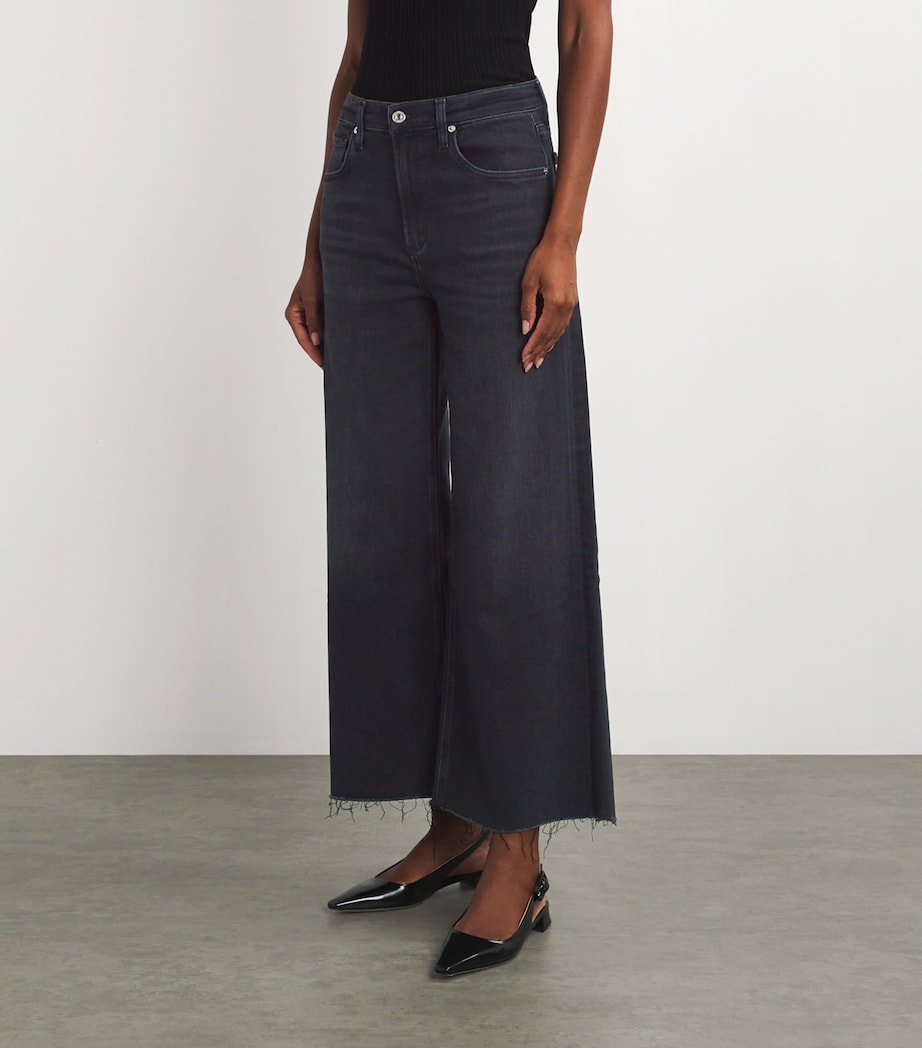 Cropped Lyra Wide-Leg Jeans MEDALLION (WASHED) Image 3