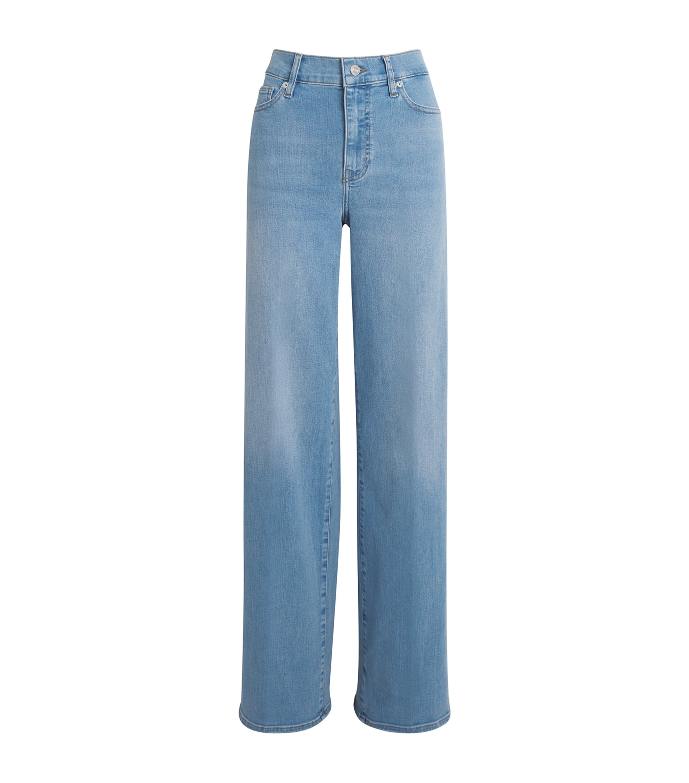 Frame Womens Indio The Ruler High-rise Straight-leg Stretch-denim Jeans In Blue