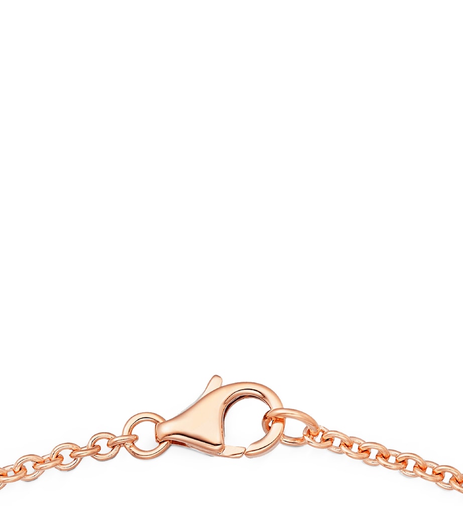 Rose Gold LOVE Necklace ROSE GOLD Image 4