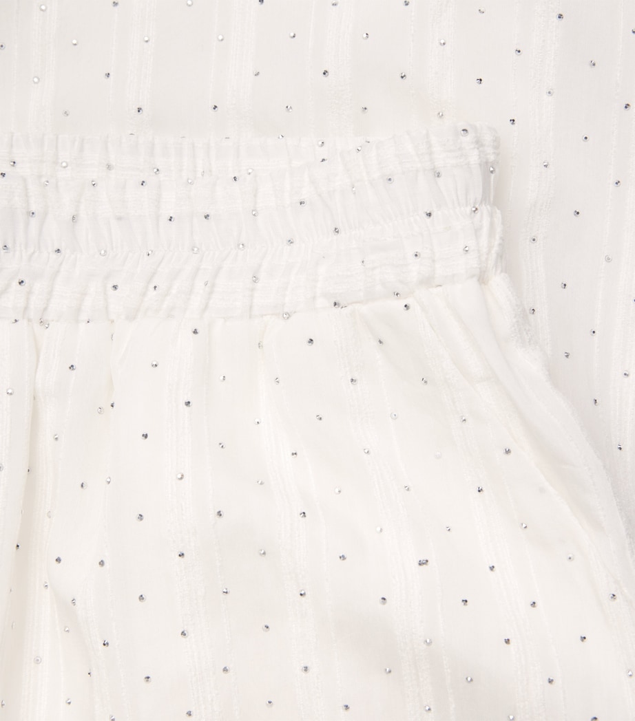 Melissa Odabash Womens Diamanté Trisha Trousers White Image 6
