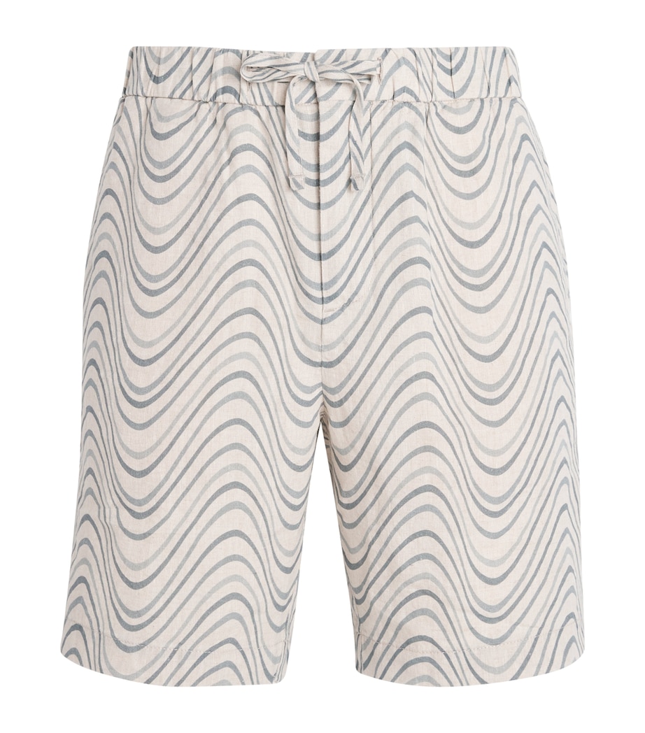 Linen Felipe Shorts 902-COASTAL BLUE Image 1