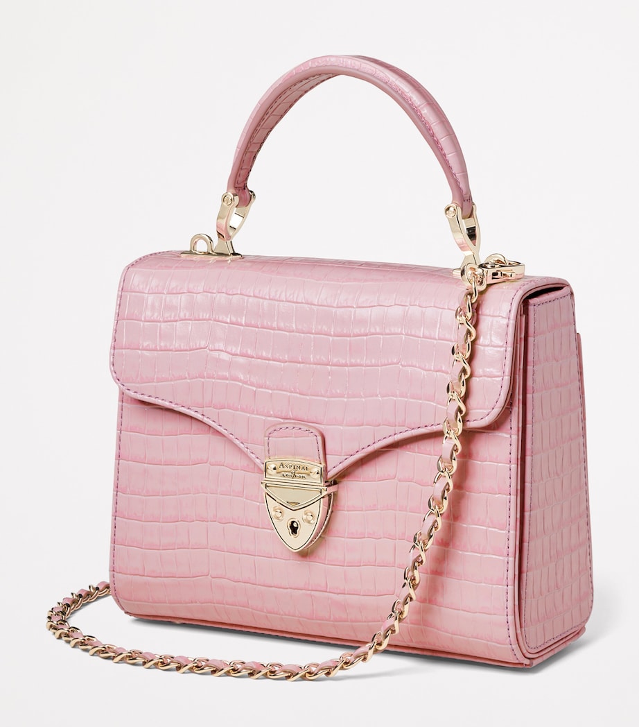 Leather Mayfair Midi Bag LILAC Image 2