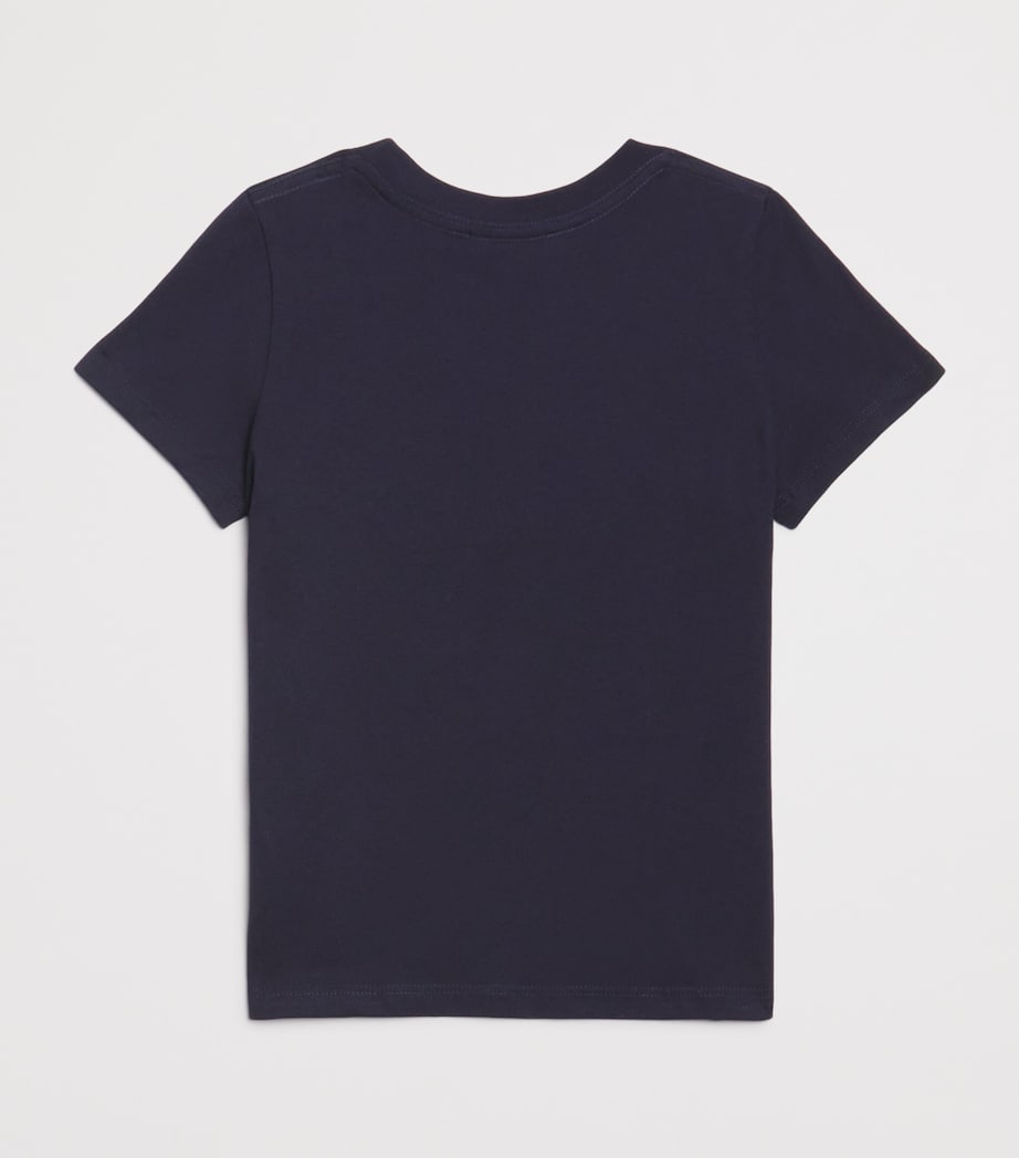 Cotton T-Shirt (6-12 Years) NAVY Image 2