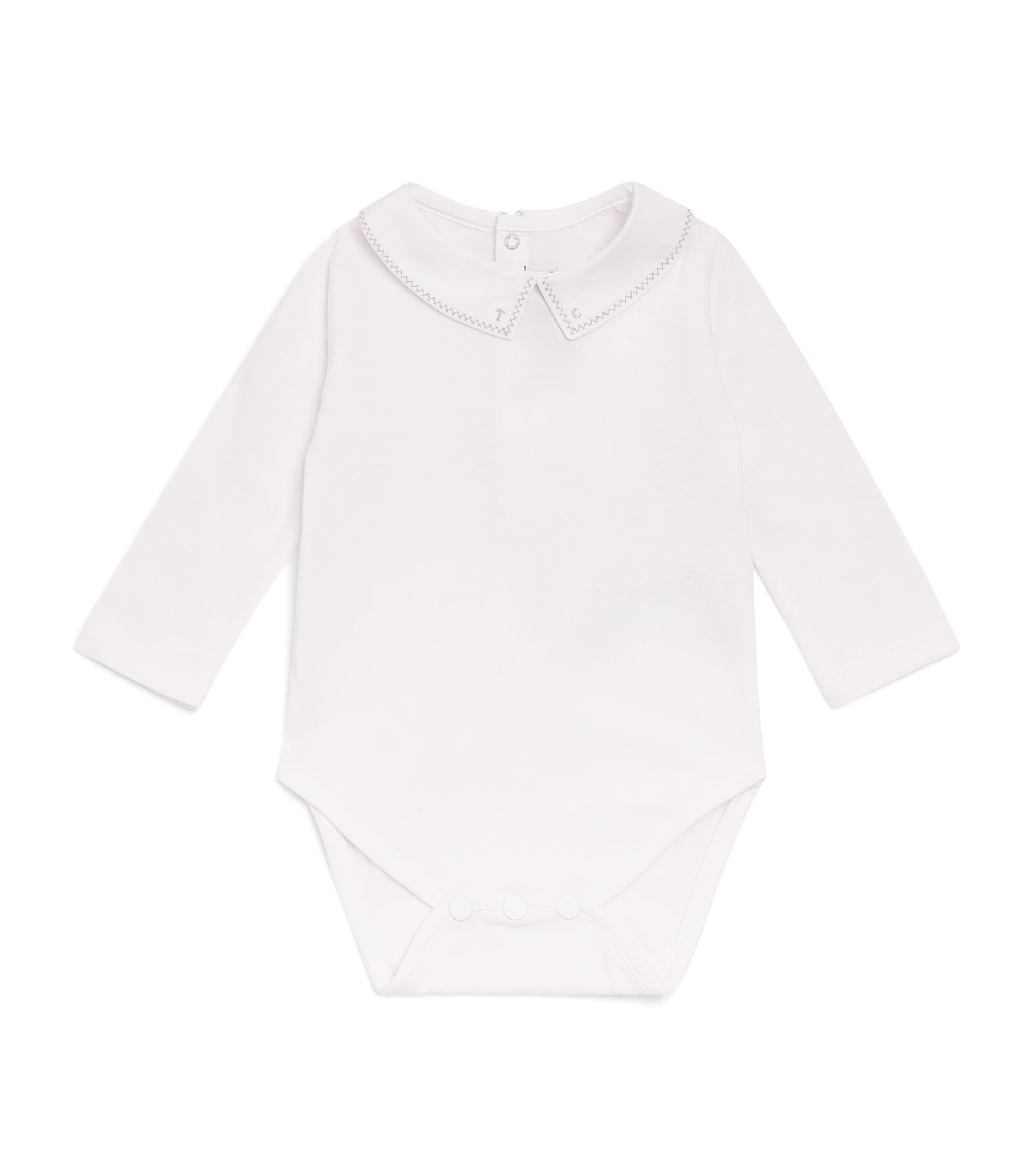 Tartine et Chocolat Embroidered All-In-One (1-36 Months) Blanc Image 1